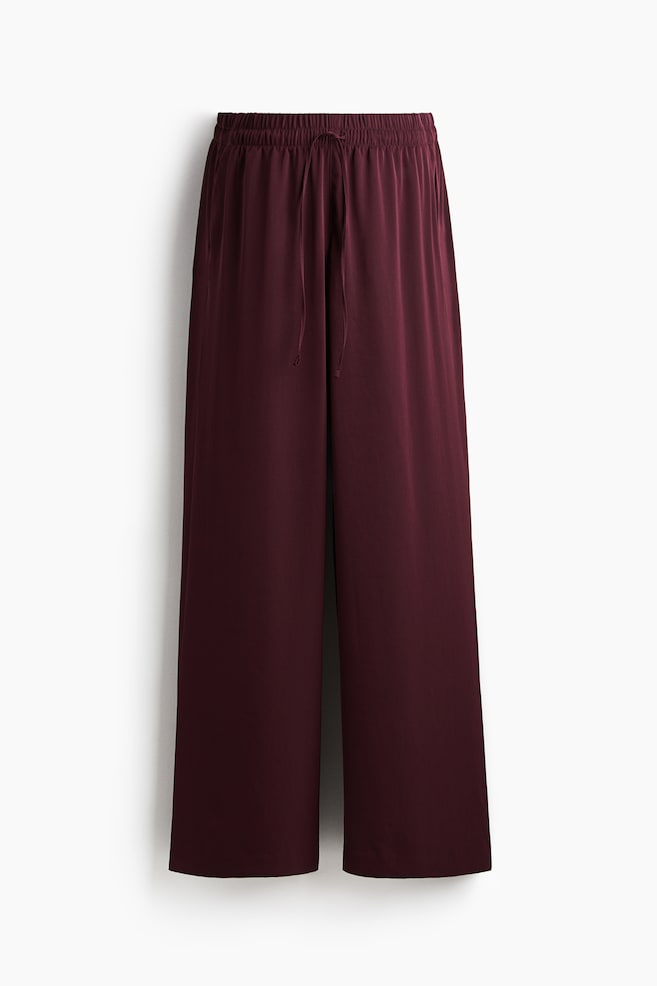 MAMA Before & After Drawstring trousers - Burgundy/Black/Leopard print/Black/Light beige/Leopard print/Cream/Black patterned - 1