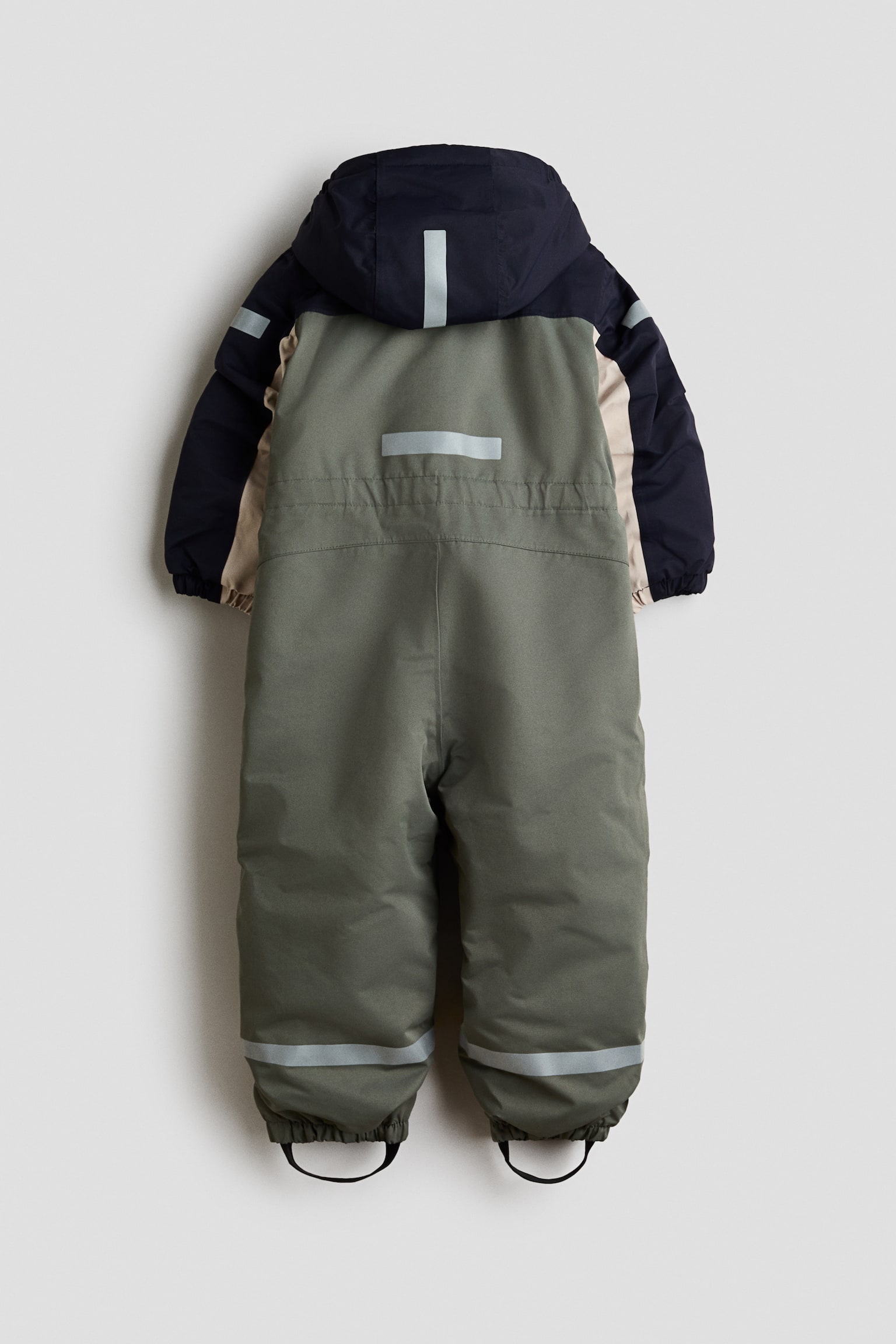 Детский комбинезон H&M Waterproof Room-to-Grow Snowsuit, цвет: Хаки зелёный — фото 4