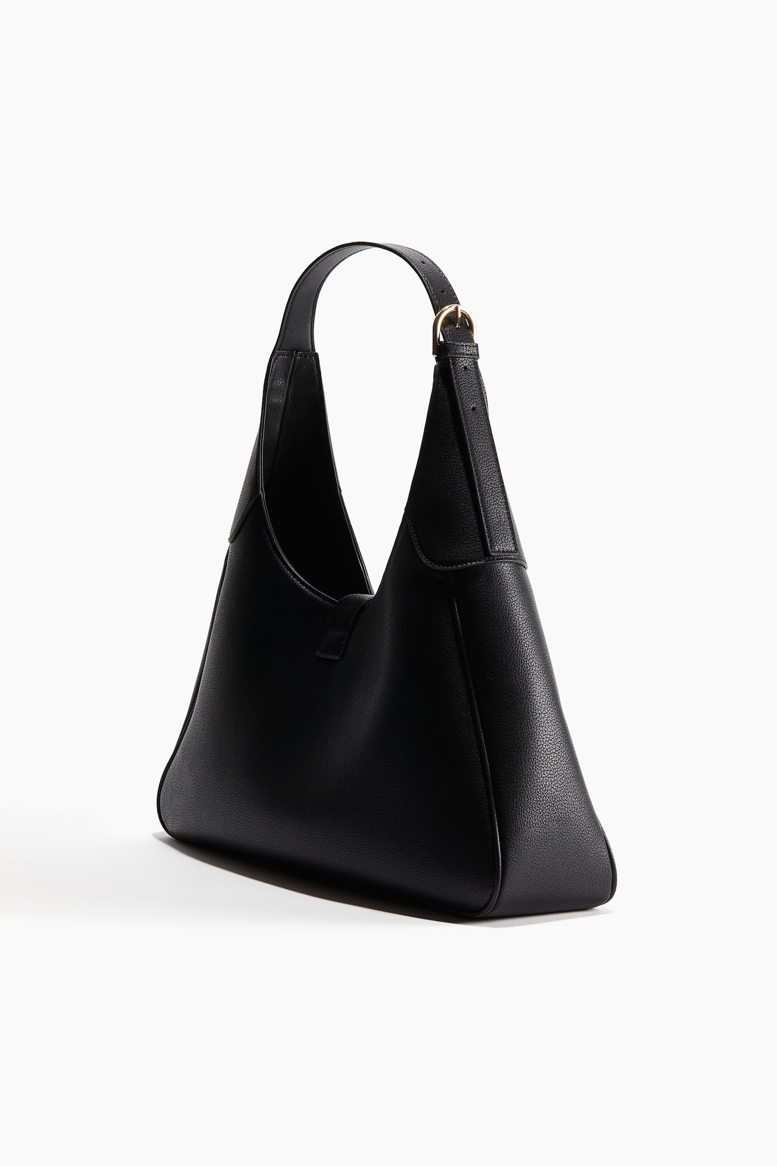 Triangular shoulder bag - Black - 2