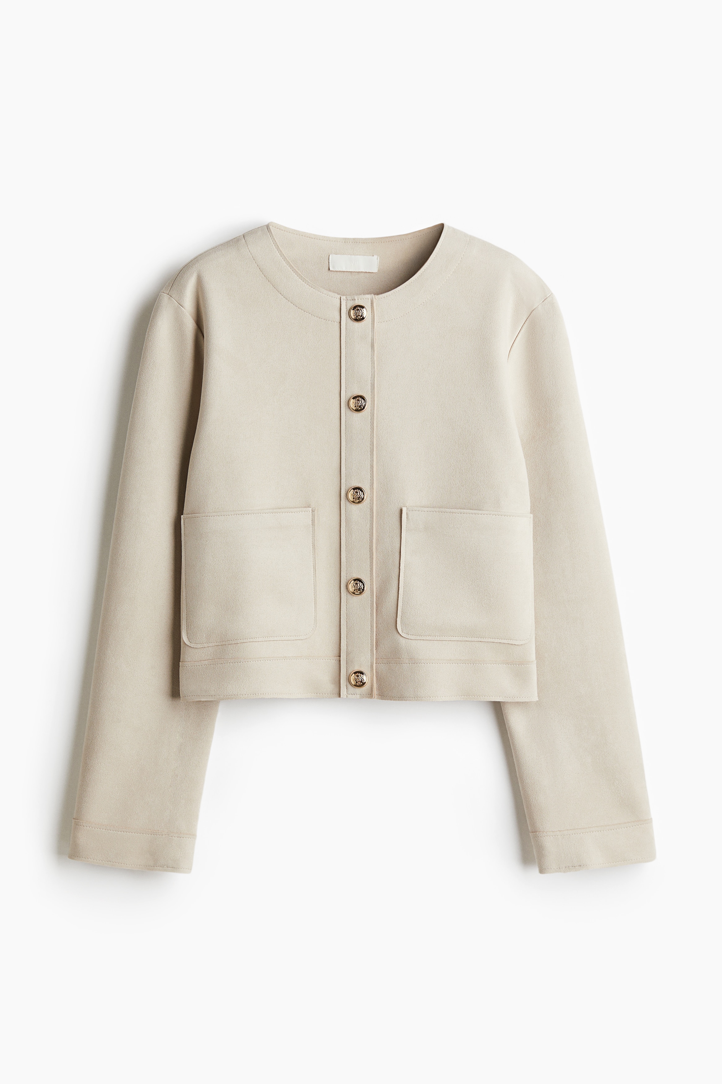 ポケットディテールカーディガン - ライトベージュ - レディース | H&M JP