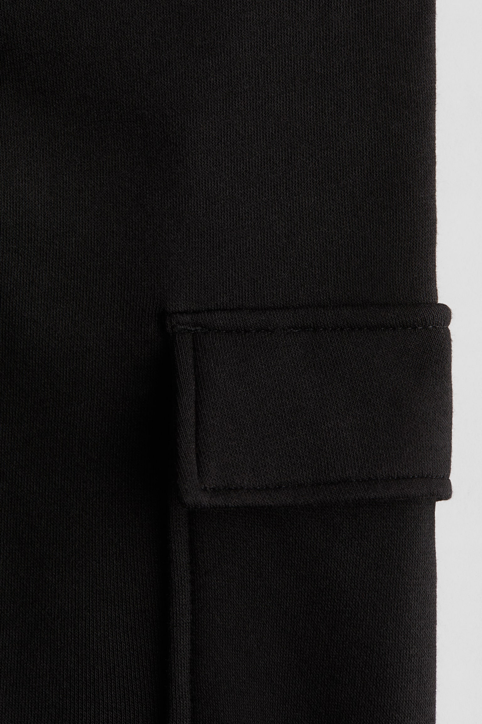 Cargo joggers - Black/Light grey marl - 2