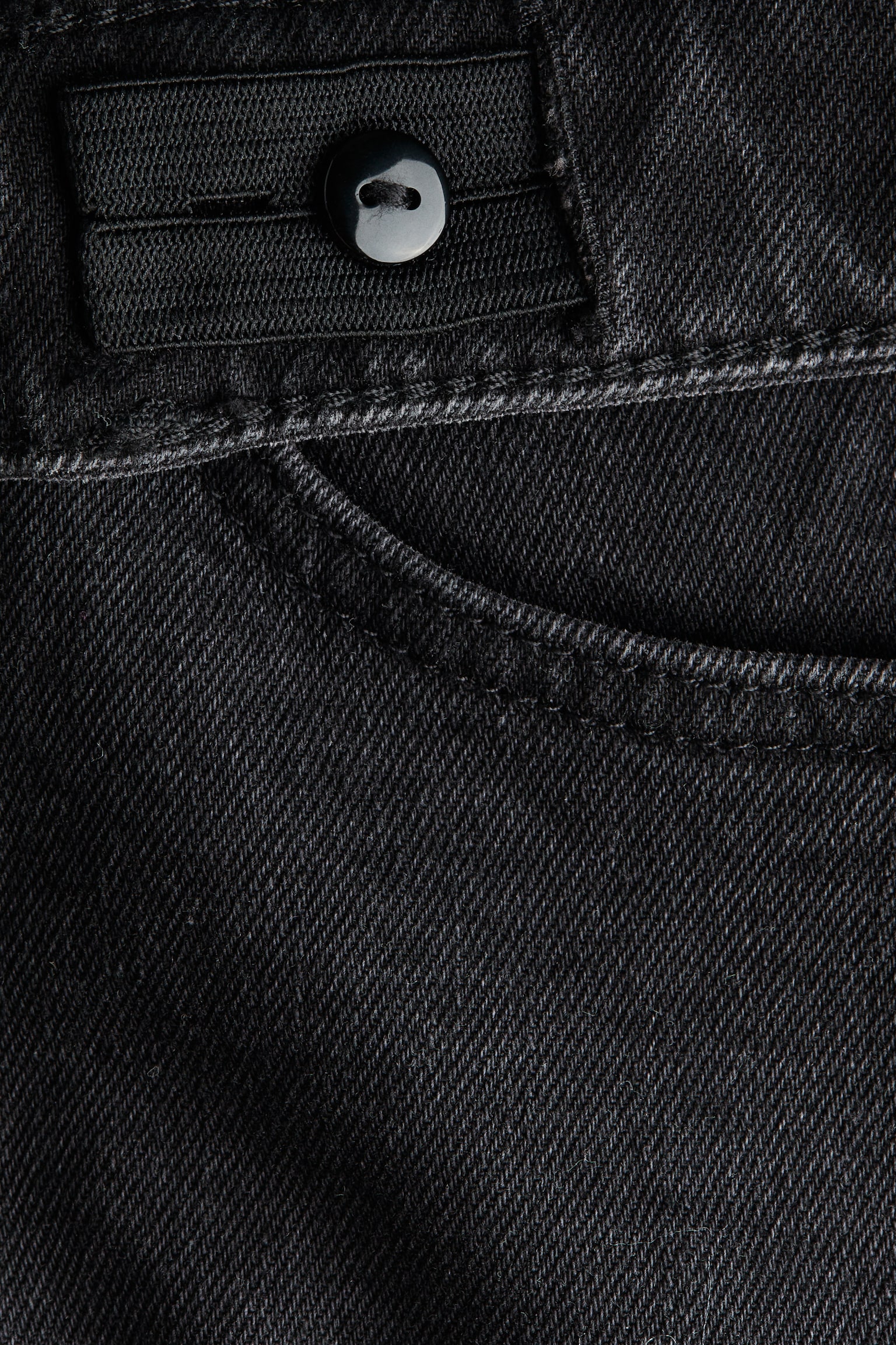 Детские джинсы H&M Relaxed Tapered Fit, цвет: Чёрный — фото 5
