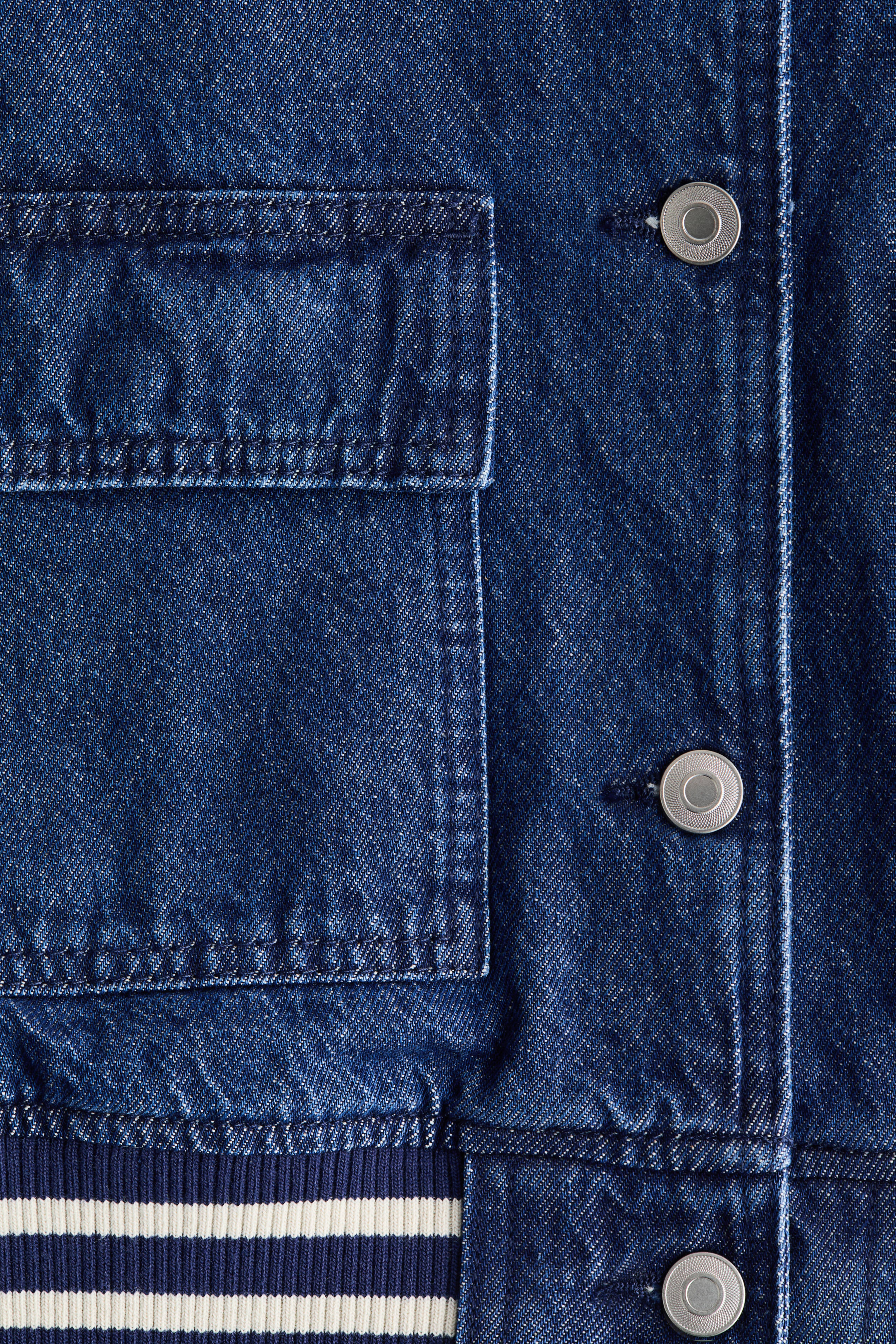Denim Baseball Jacket