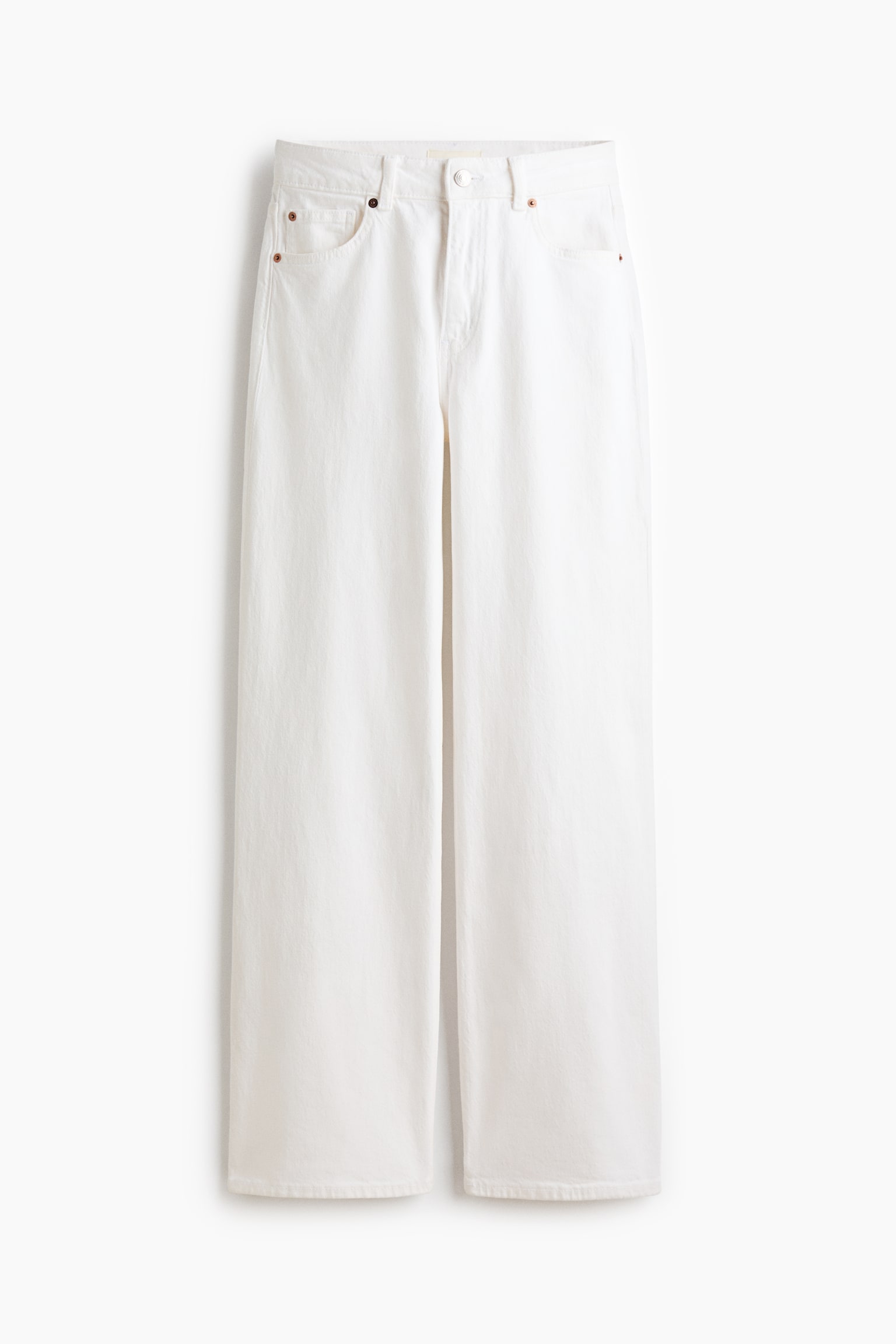 Jeans Wide High Waist - Blanco/Azul denim claro/Gris denim oscuro/Azul denim claro/Blanco - 1