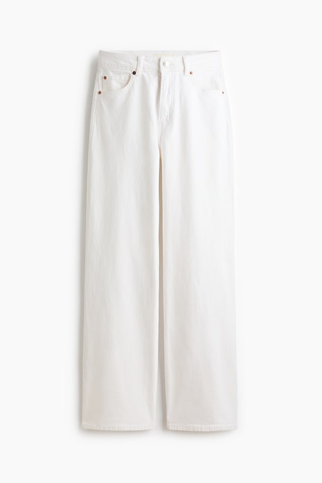 Harper High Rise Wide Leg Jeans - White/Light denim blue/Light denim blue/Navy denim blue/Navy denim blue/Light denim blue/Dark denim blue/Dark denim gray/White/White/Light denim blue/Dark brown/Light denim blue/Denim blue/Washed denim blue/White/Light denim blue/Dark denim blue/Light denim blue - 1