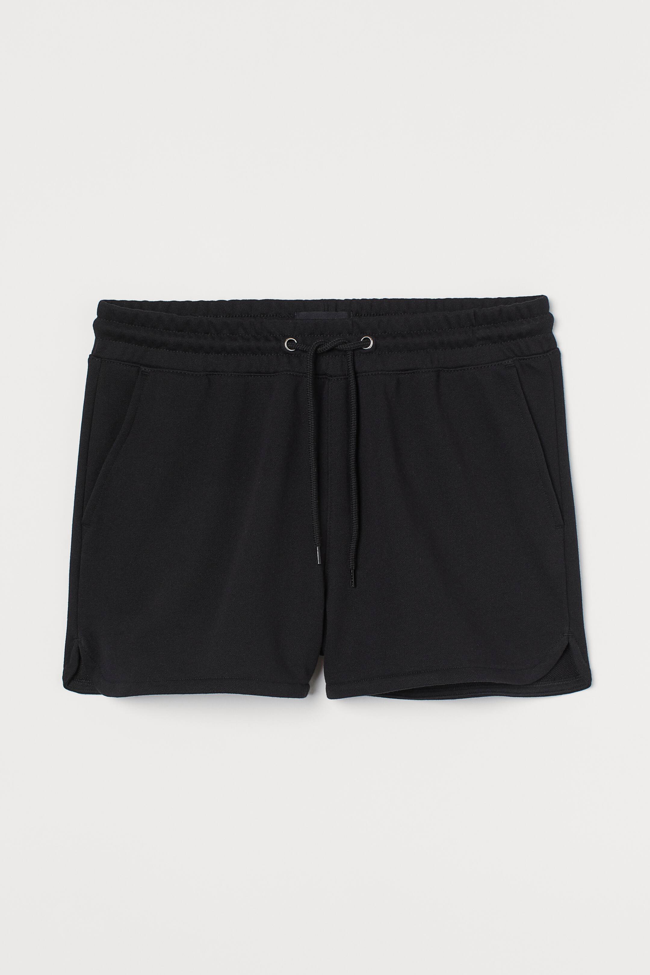 View larger image: Regular Fit Sweatshirt shorts - Black - Men | H&M 1
