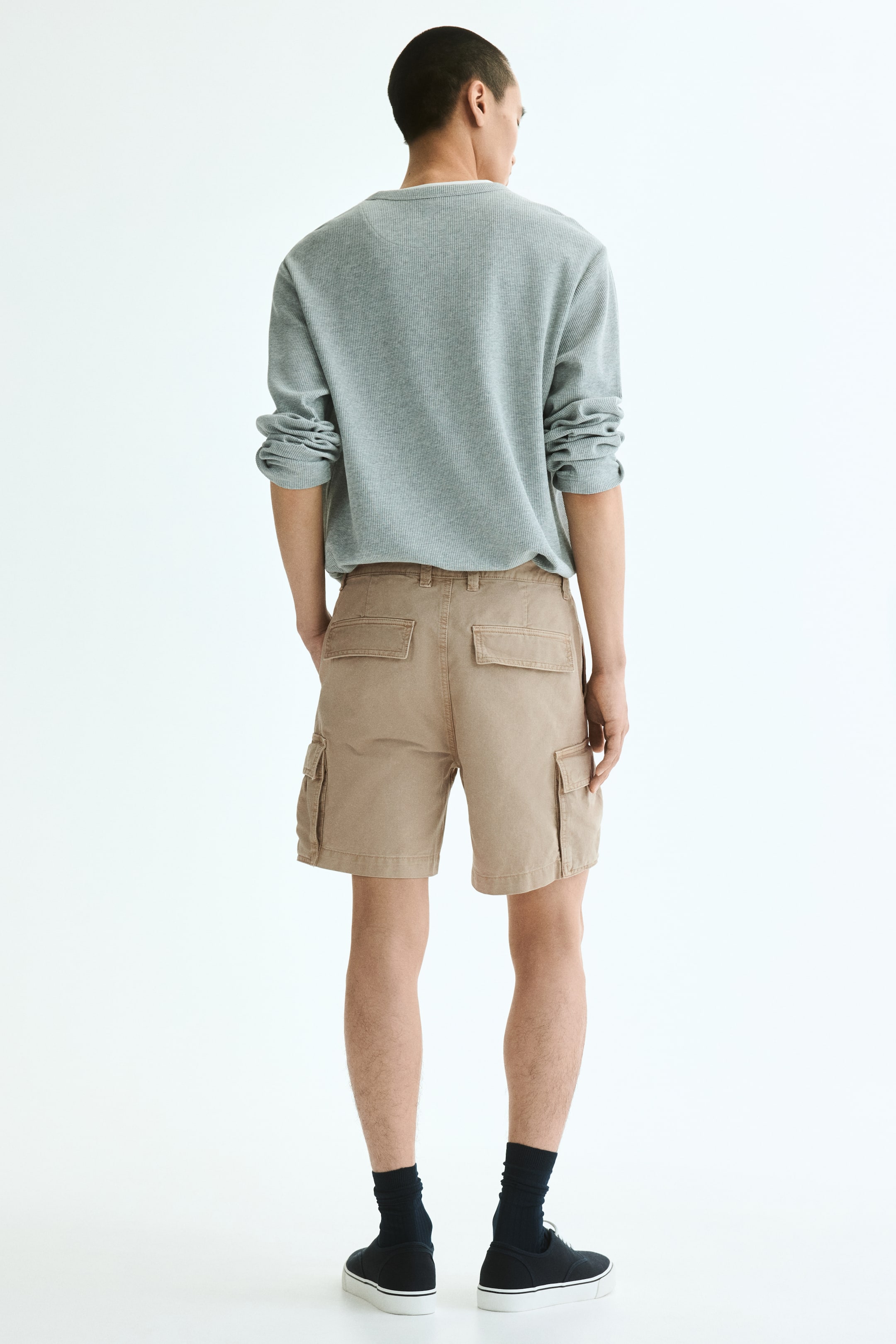 Мужские шорты H&M Relaxed-Fit Cargo Shorts — фото 6