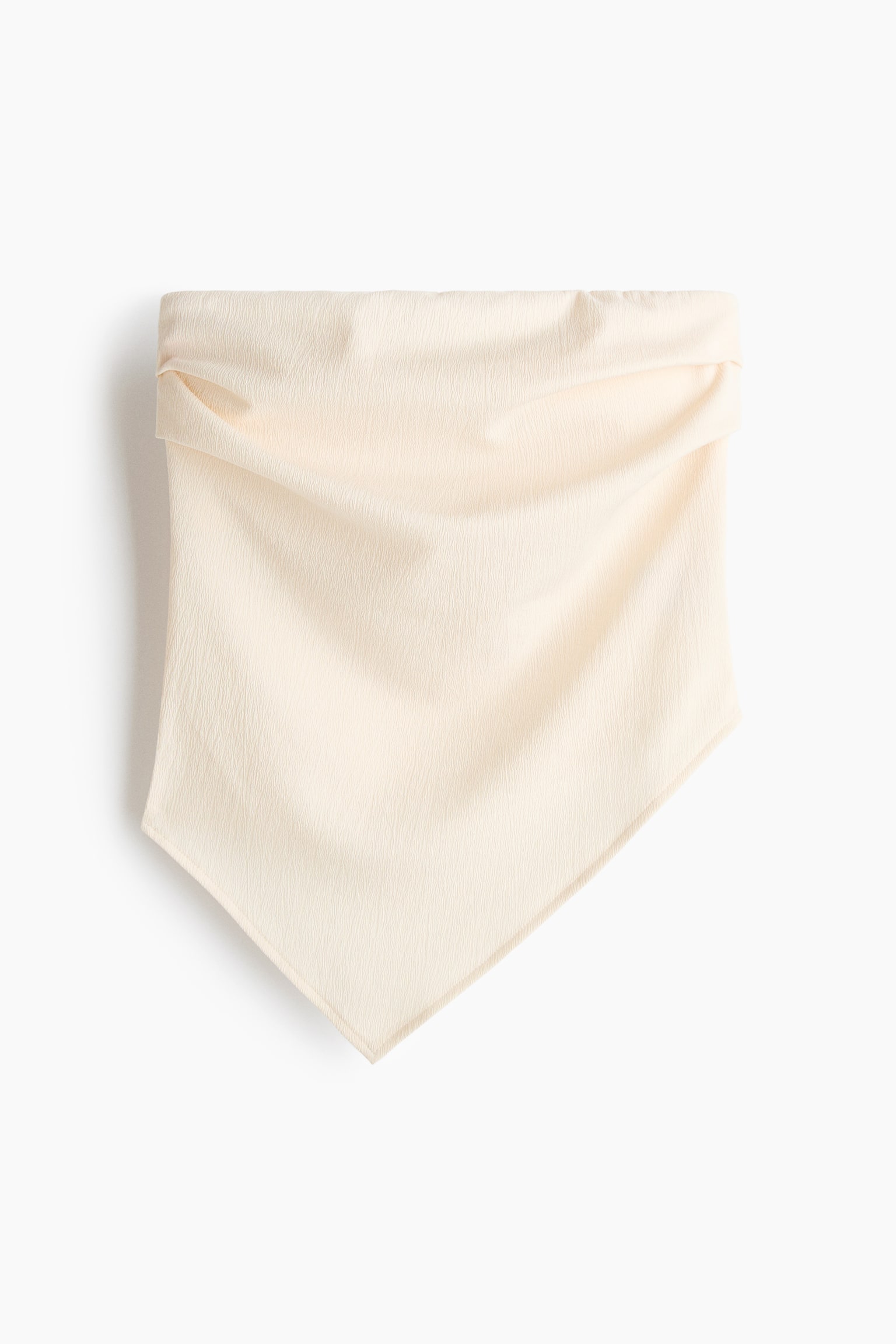 Asymmetric tube top - Cream/Light dusty blue/Black - 1