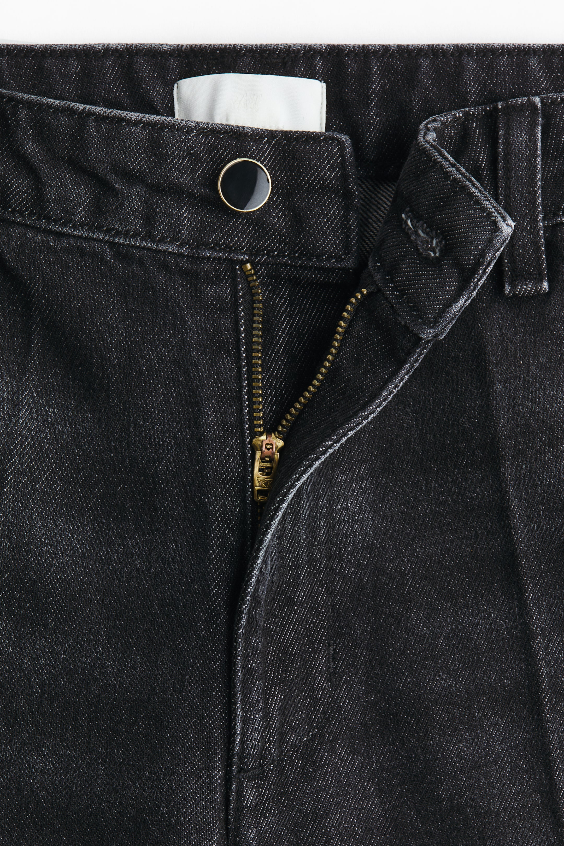 Visa större bild: Super Wide High Jeans - Tvättad svart - DAM | H&M SE 6