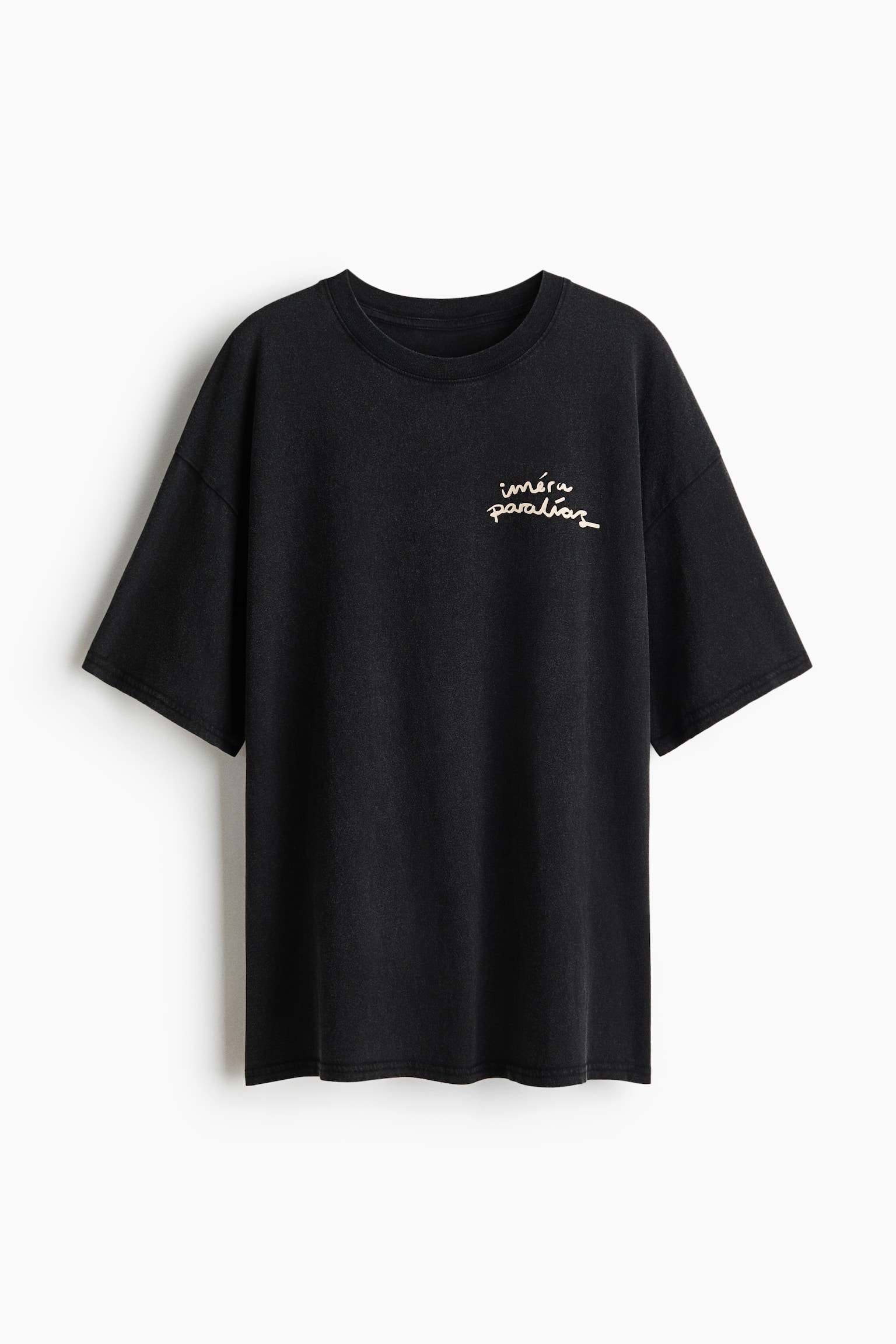 Oversized print-motif T-shirt - Black/Iméra Paralías/Pink/Sunset/White/Butter/White/La Dolce Vita/Cream/Taormina Sicily/Light beige/Macchiato/White/Light yellow/Sun/Dark grey/Espresso/White/Dunas Cantoras - 1