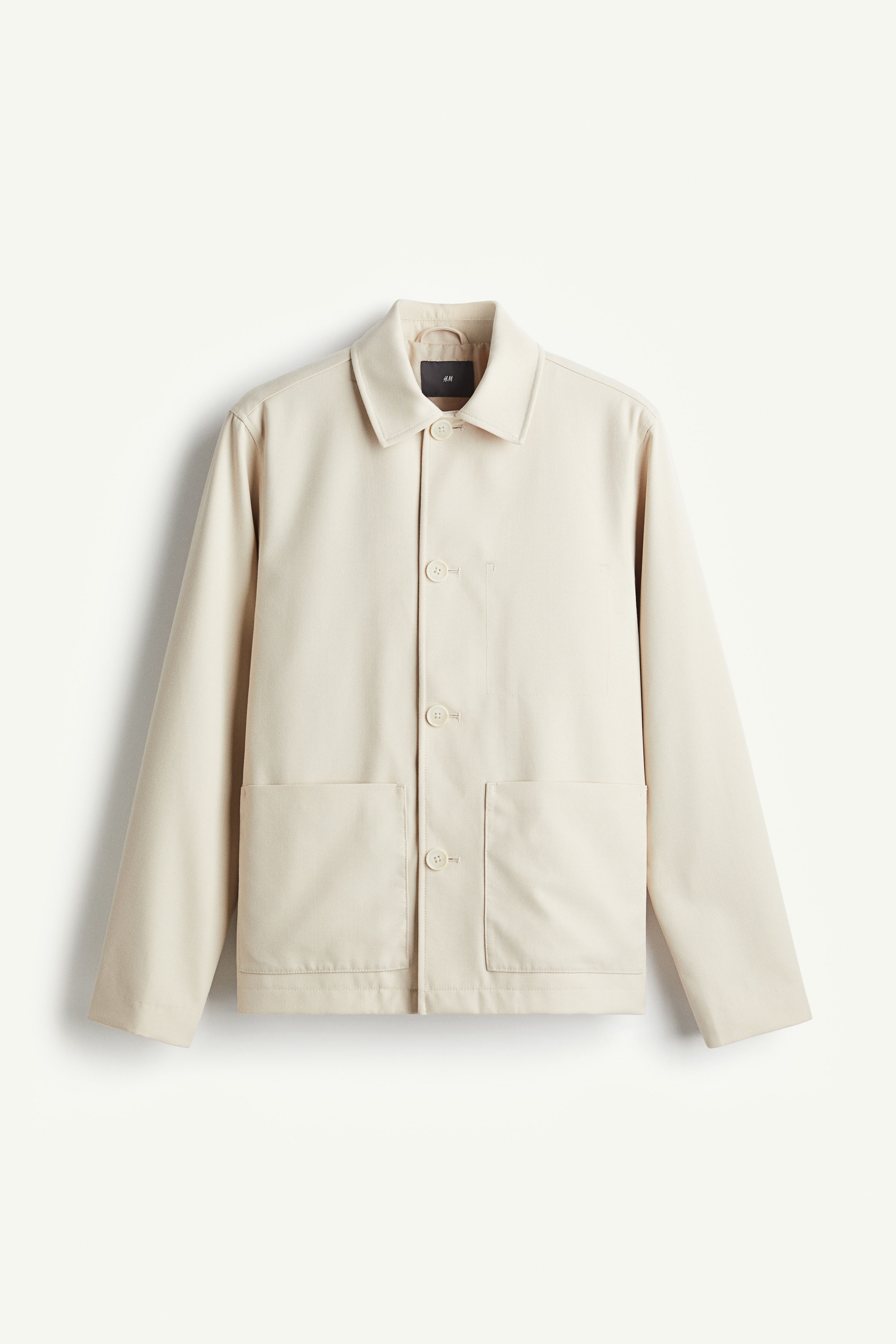 ジャケット・アウター andmary Harper loose twill jacket beige Regular Fit Twill Jacket - Light beige - Men | H&M US