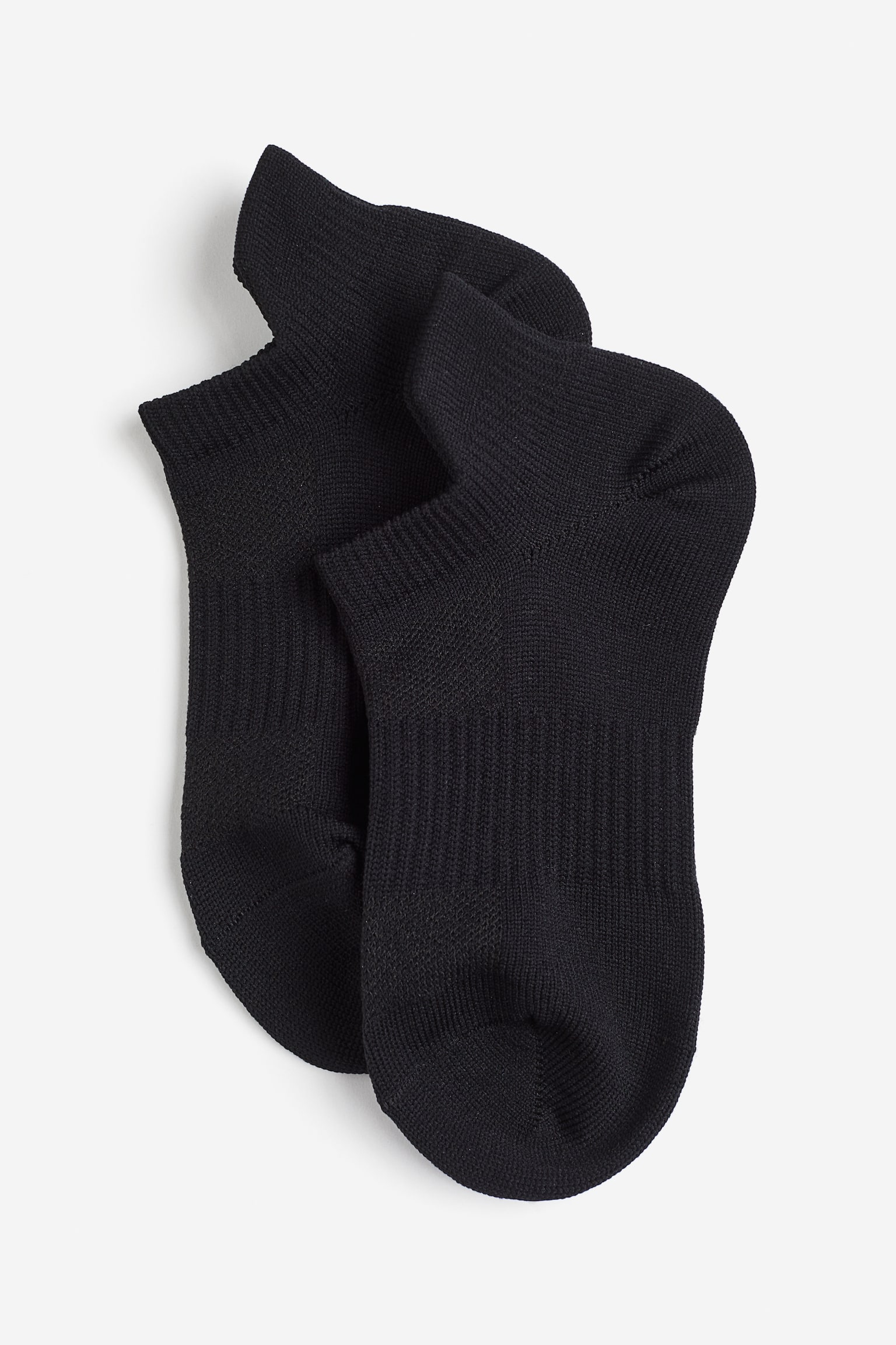 Детские спортивные носки H&M DryMove, 5 пар, цвет: Чёрный — фото 2