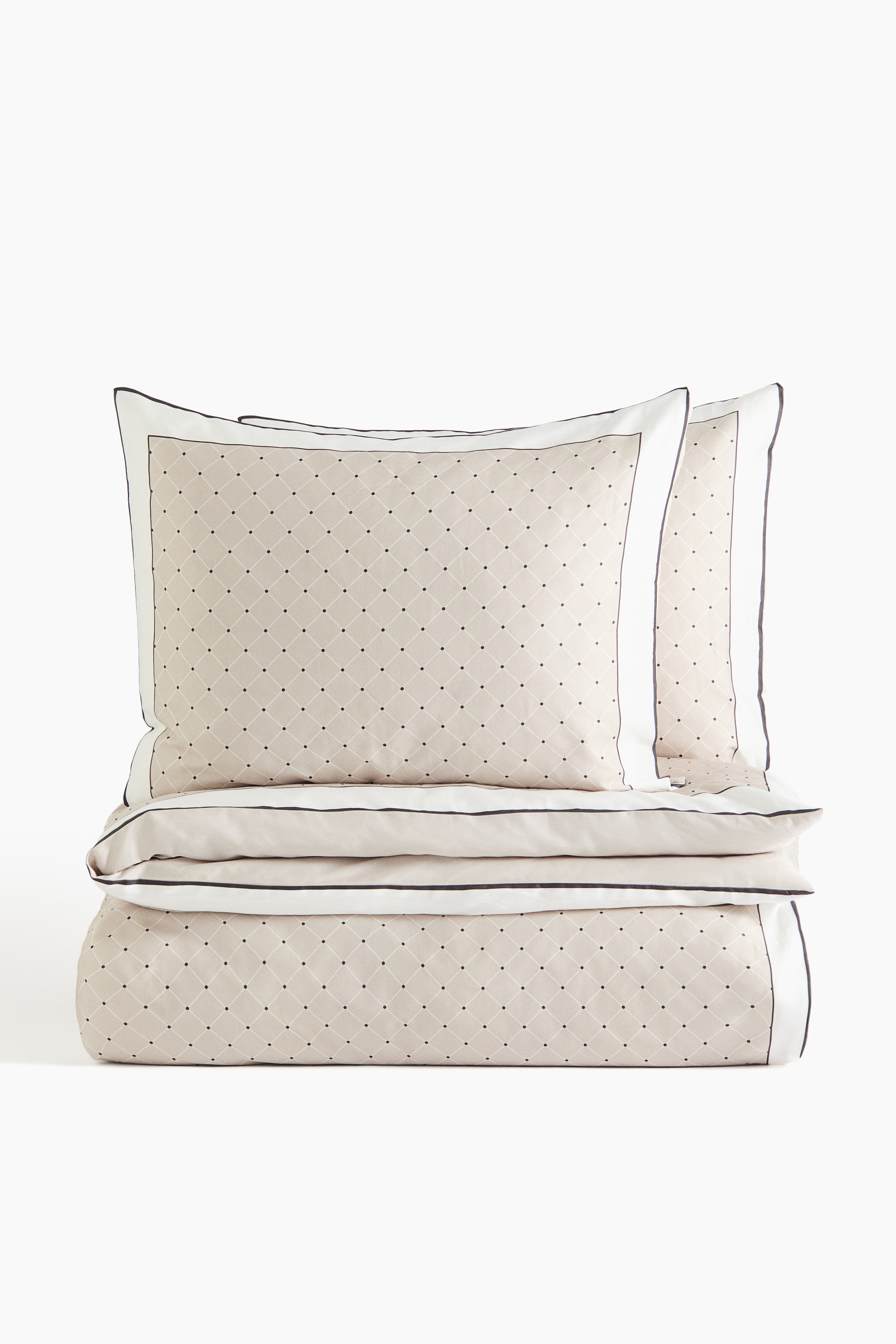 Cotton sateen double/king duvet cover setModel