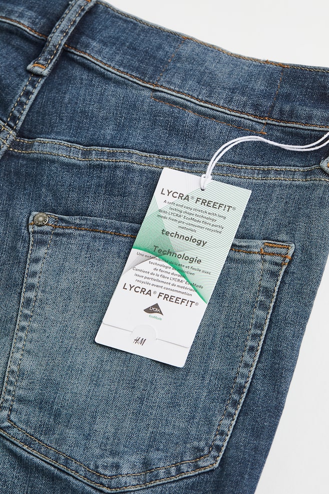 Freefit® Slim Jeans - Tumma deniminsininen/Musta - 2