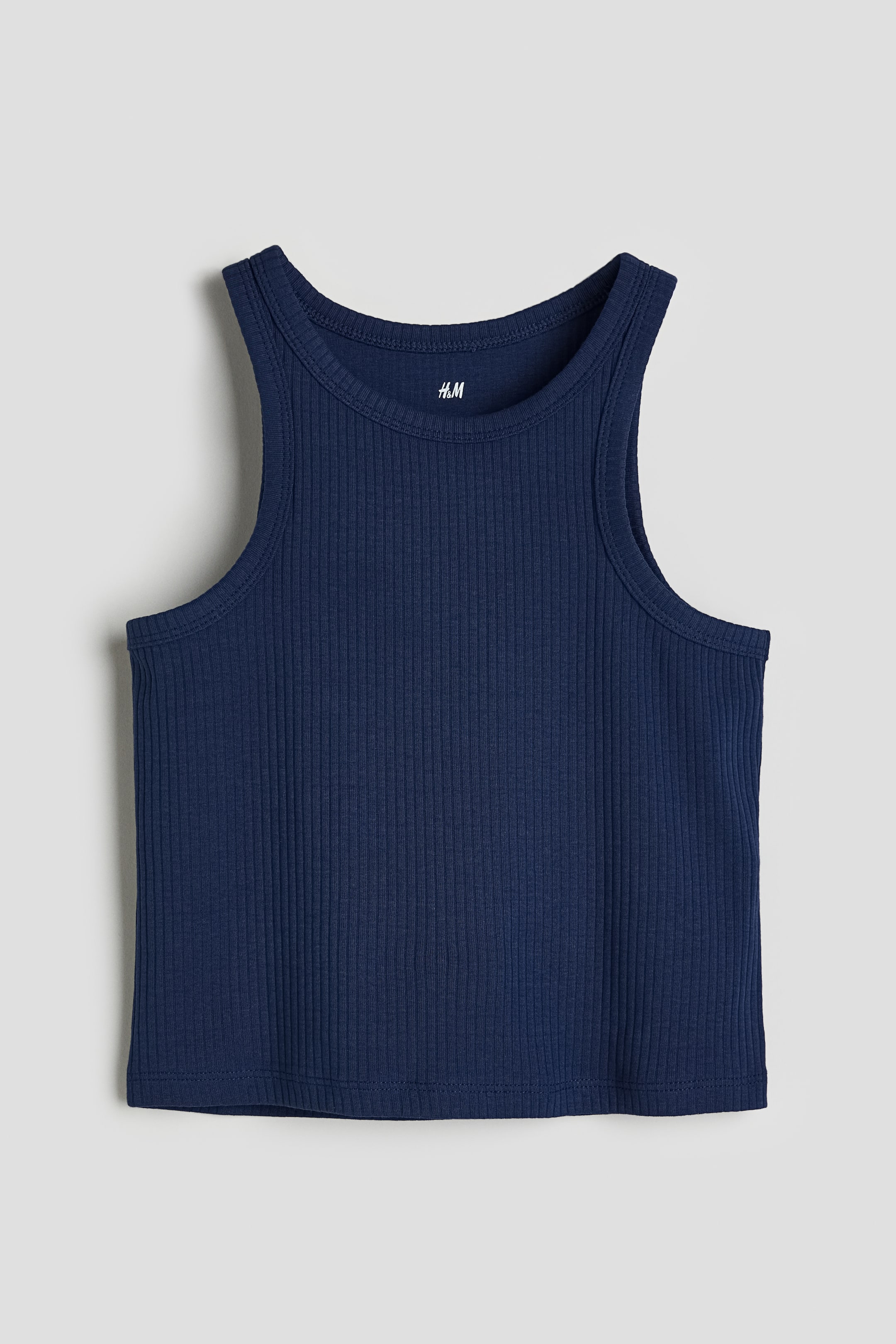 Ribbed Cotton Tank Top