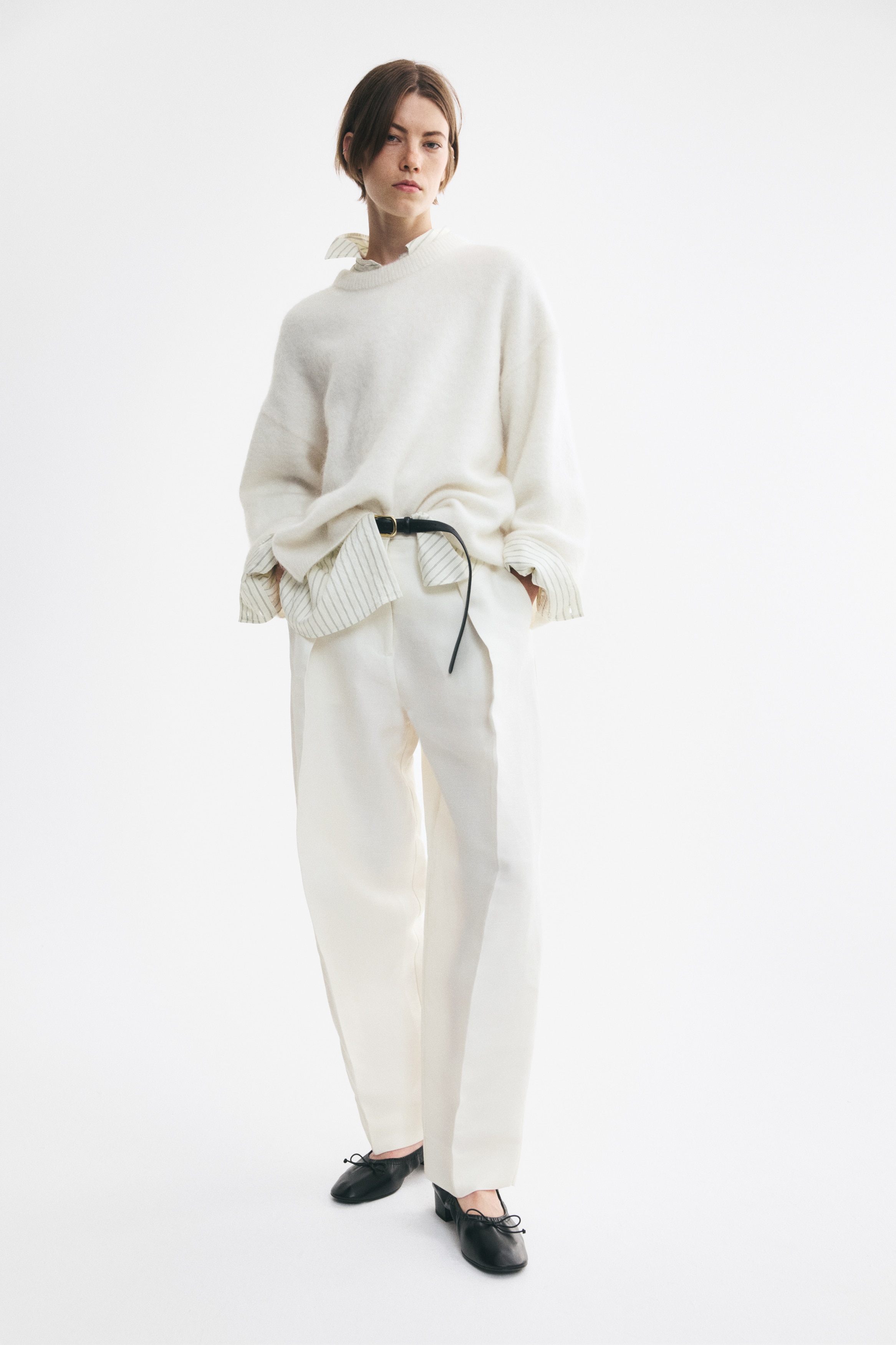 Pullover oversize in misto mohairModello