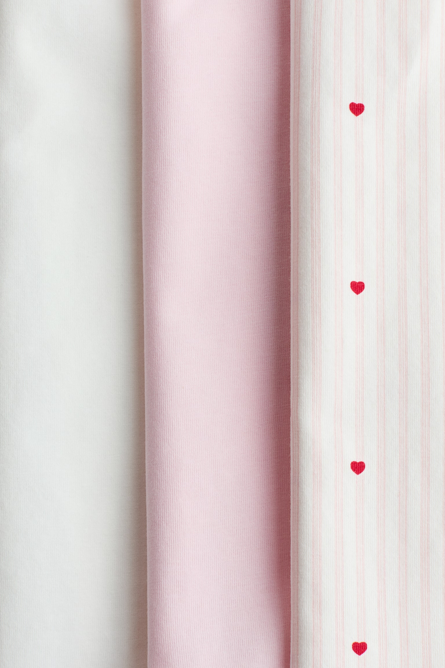 3-pack jersey vest tops - Light pink/Hearts/White/White/Pink/Black/Light pink/Unicorns/White/Cherries/White/Light pink/Hearts - 2