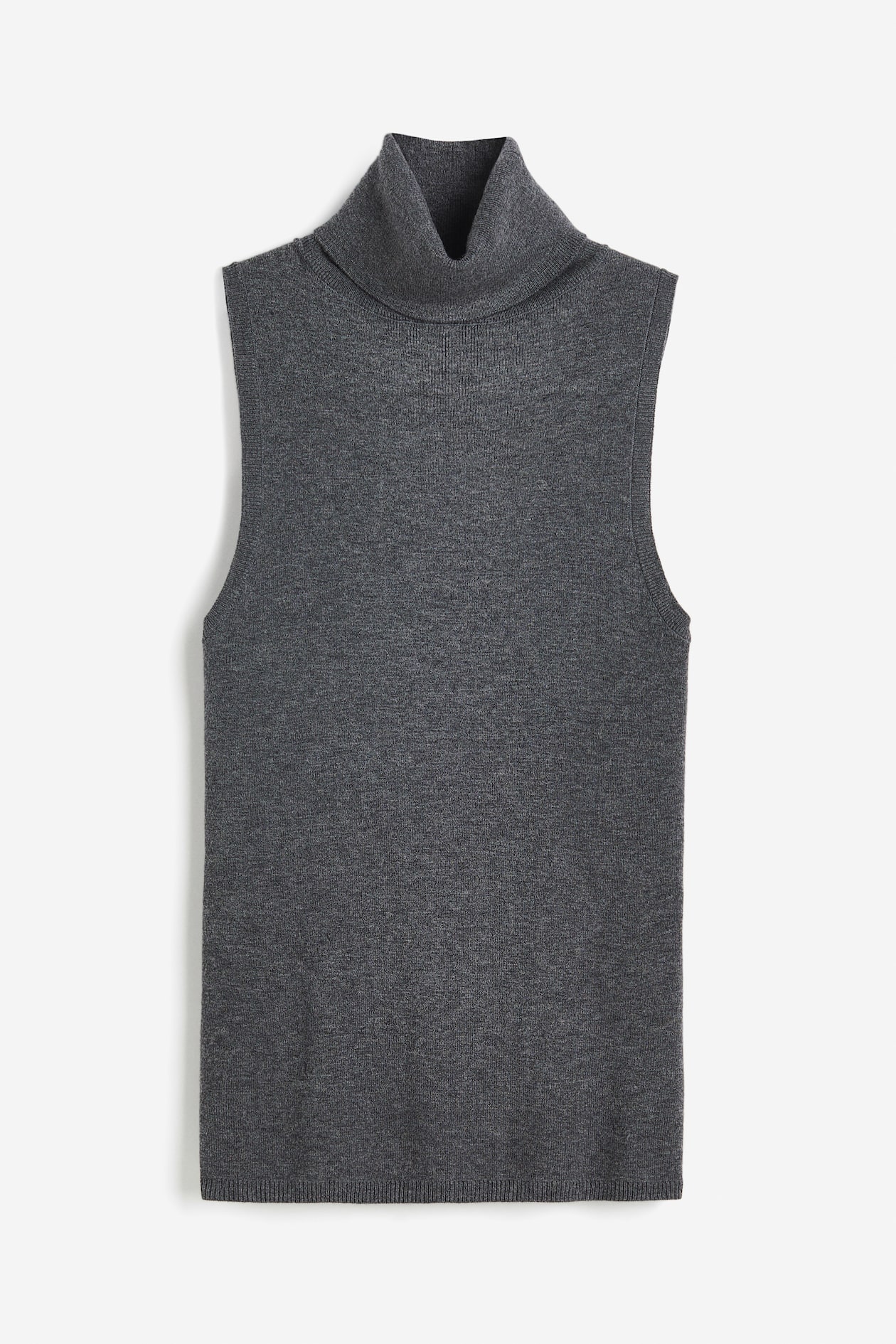Suéter Regular Fit De Cuello Alto Con Zíper - Gris Oscuro - Men | H&M MX