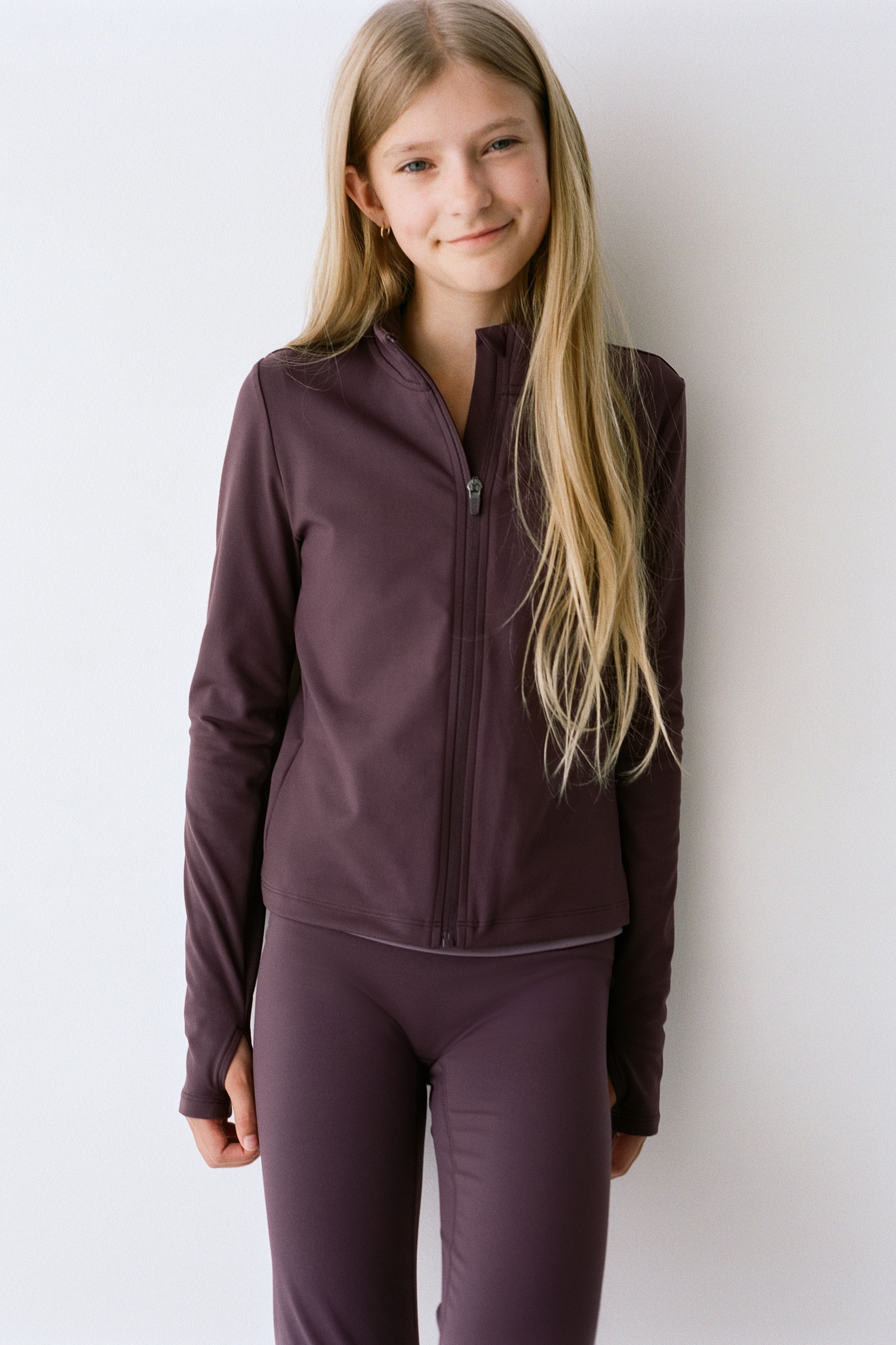 Veste de sport SoftMove™ - Violet aubergine/Noir/Bleu clair/Rose clair/Aubergine/Beige clair