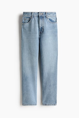 Mom Slim Fit High Waist Ankle Jeans