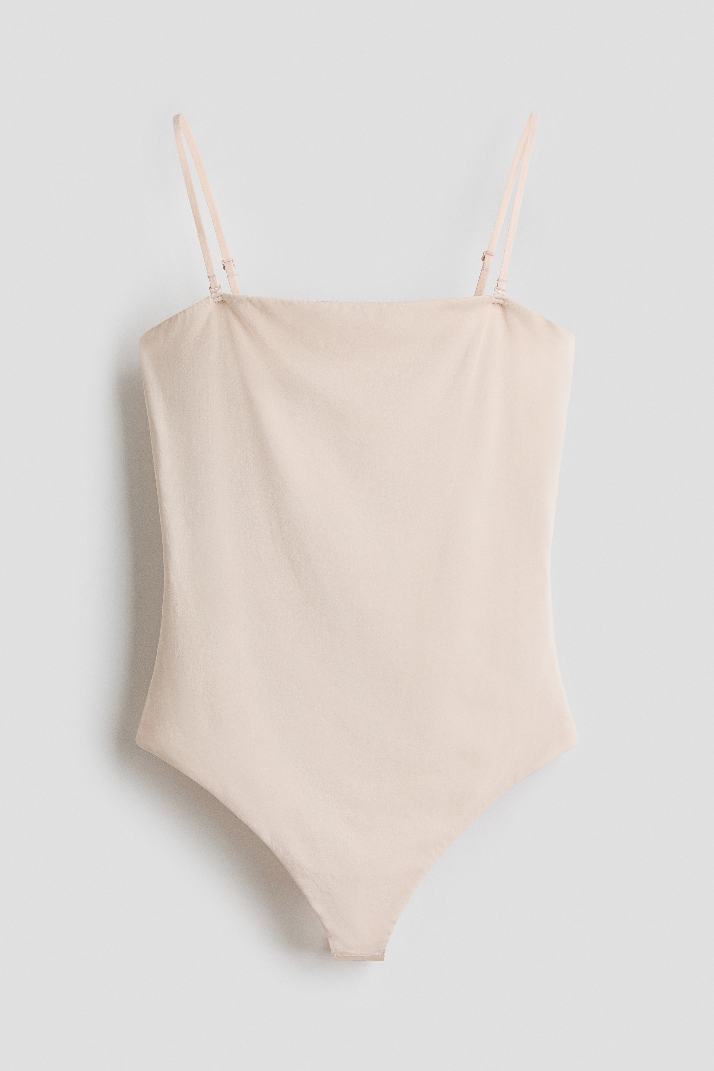 Sculpting bandeau-stringbody - Lichtbeige/Zwart/Donkerbruin