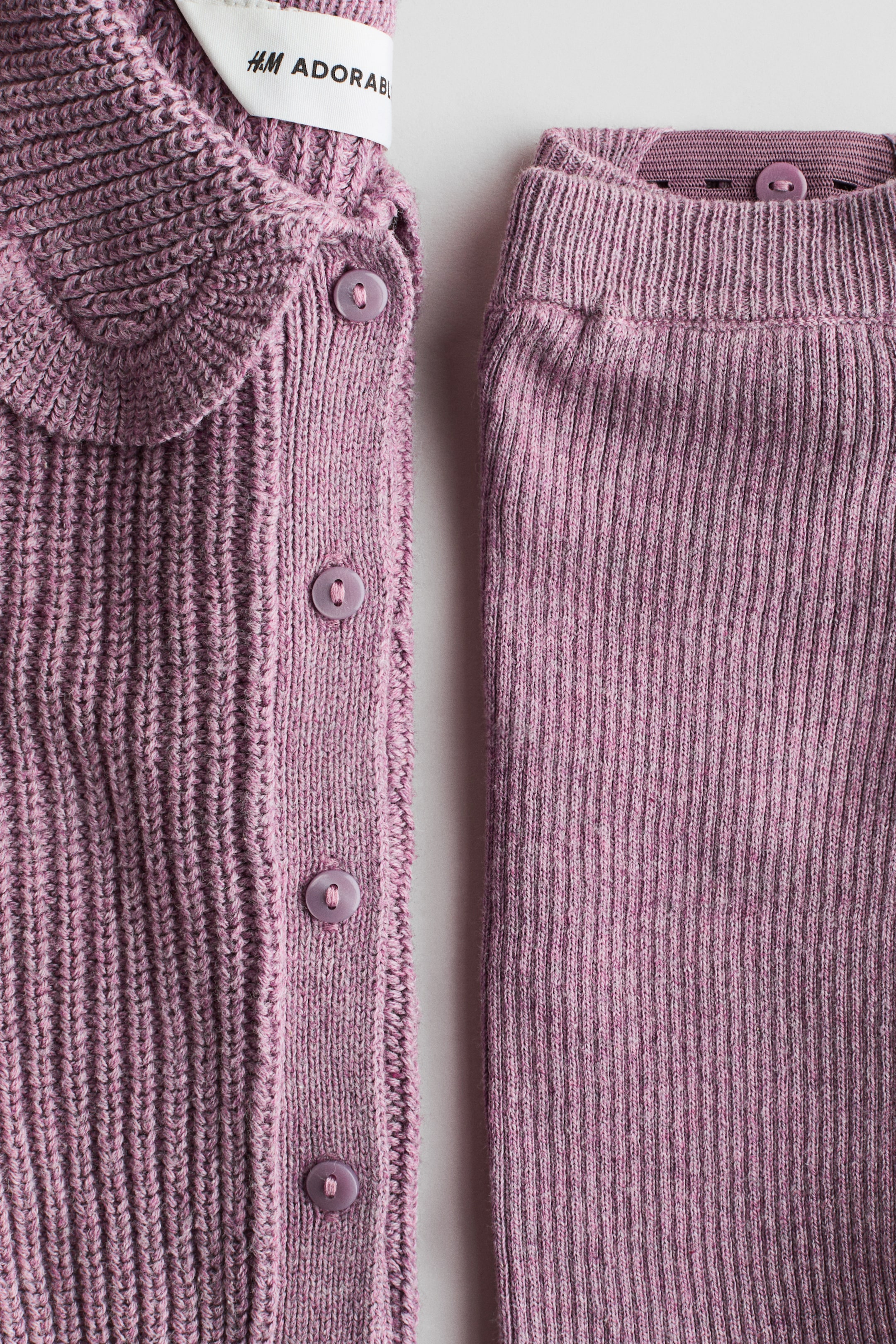Детские топы H&M 2-Piece Cotton-Knit Set — фото 5