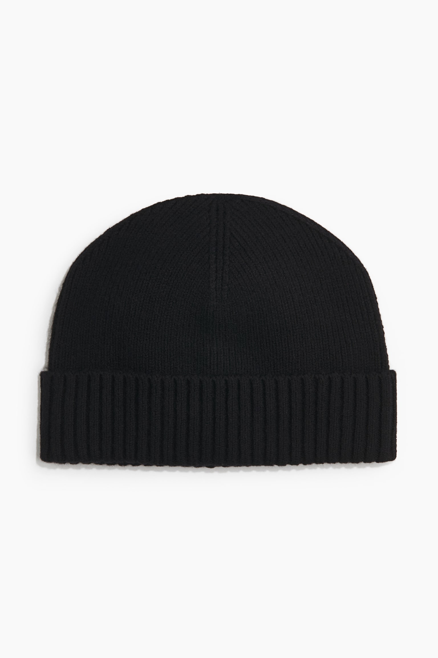 Rib-Knit Beanie - Black/Bright green/Dark blue