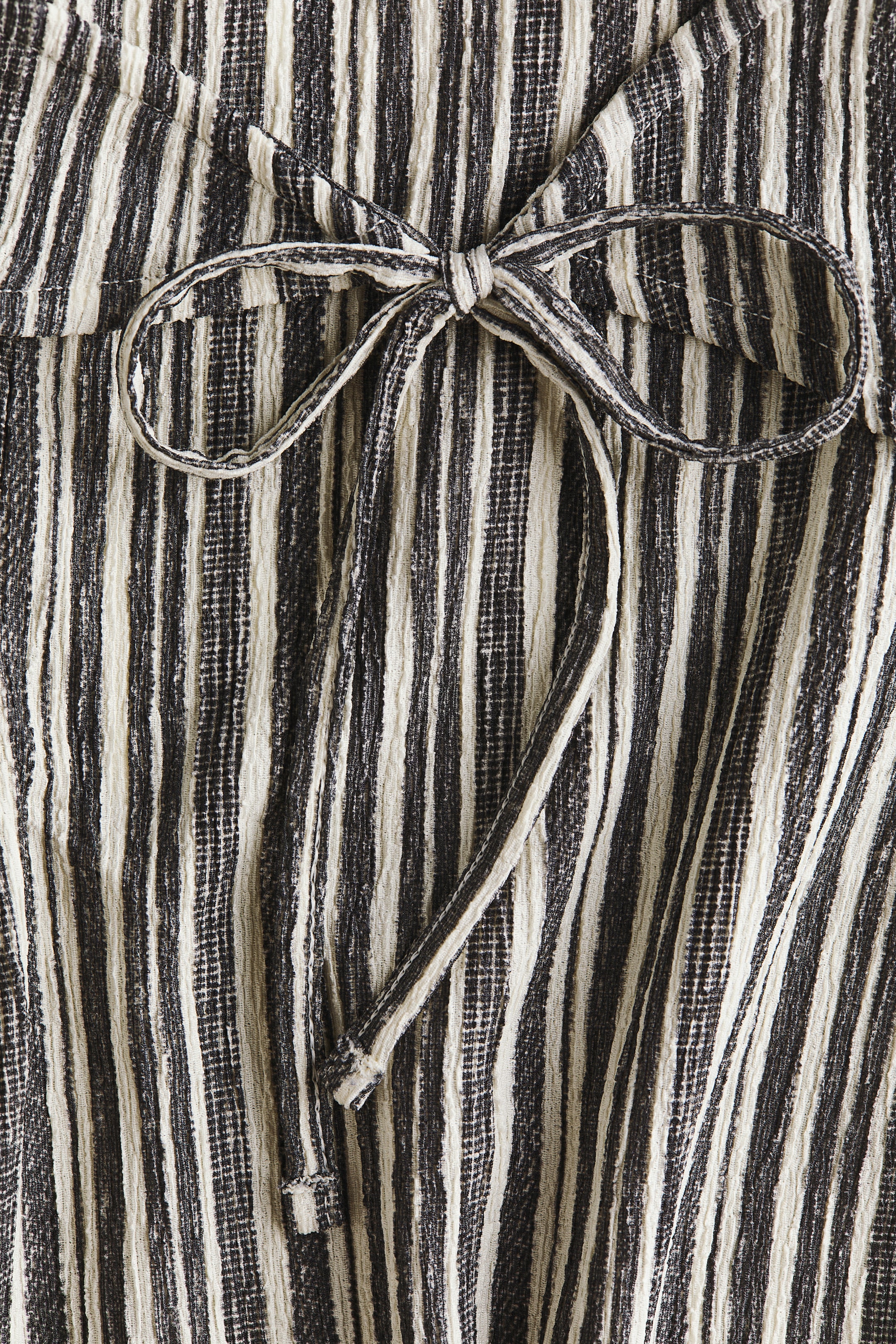 Tie-Detail Jersey Pants