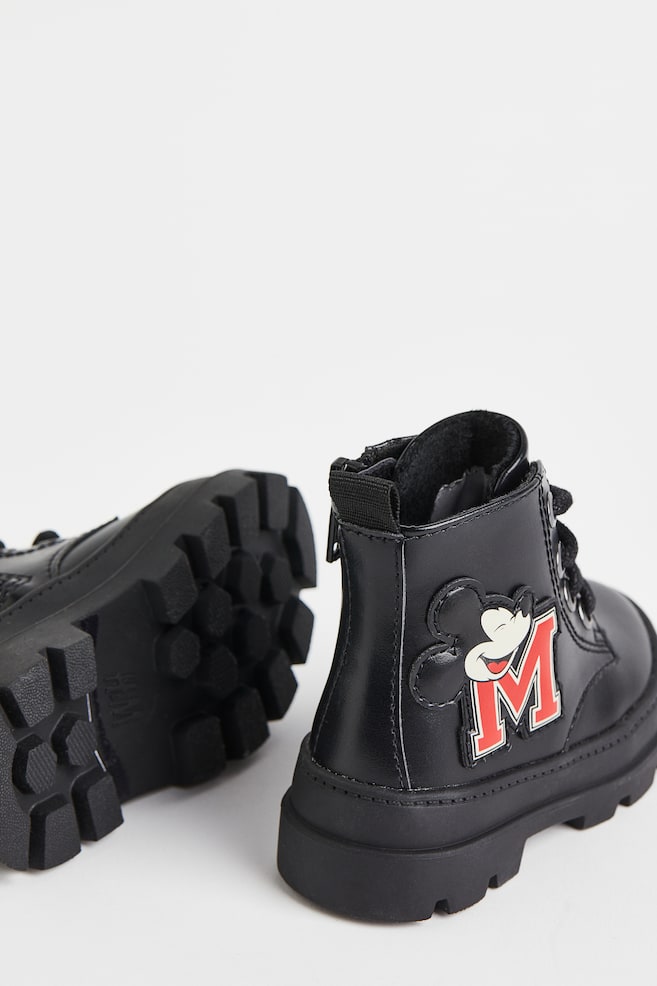Støvler med varmt for - Sort/Mickey Mouse - 3