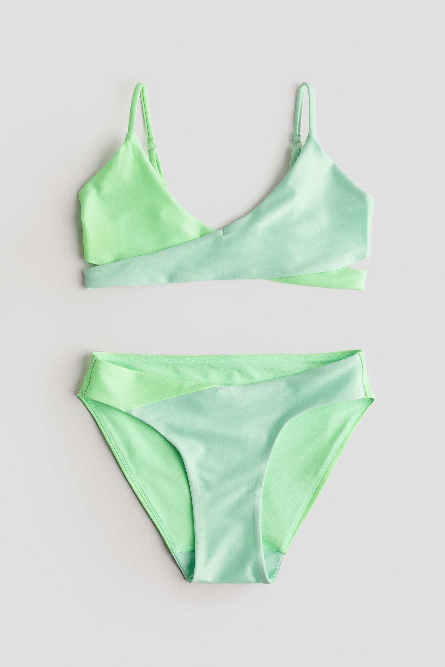 Bikini - Mint green/Block colour/Pink/Orange - 1