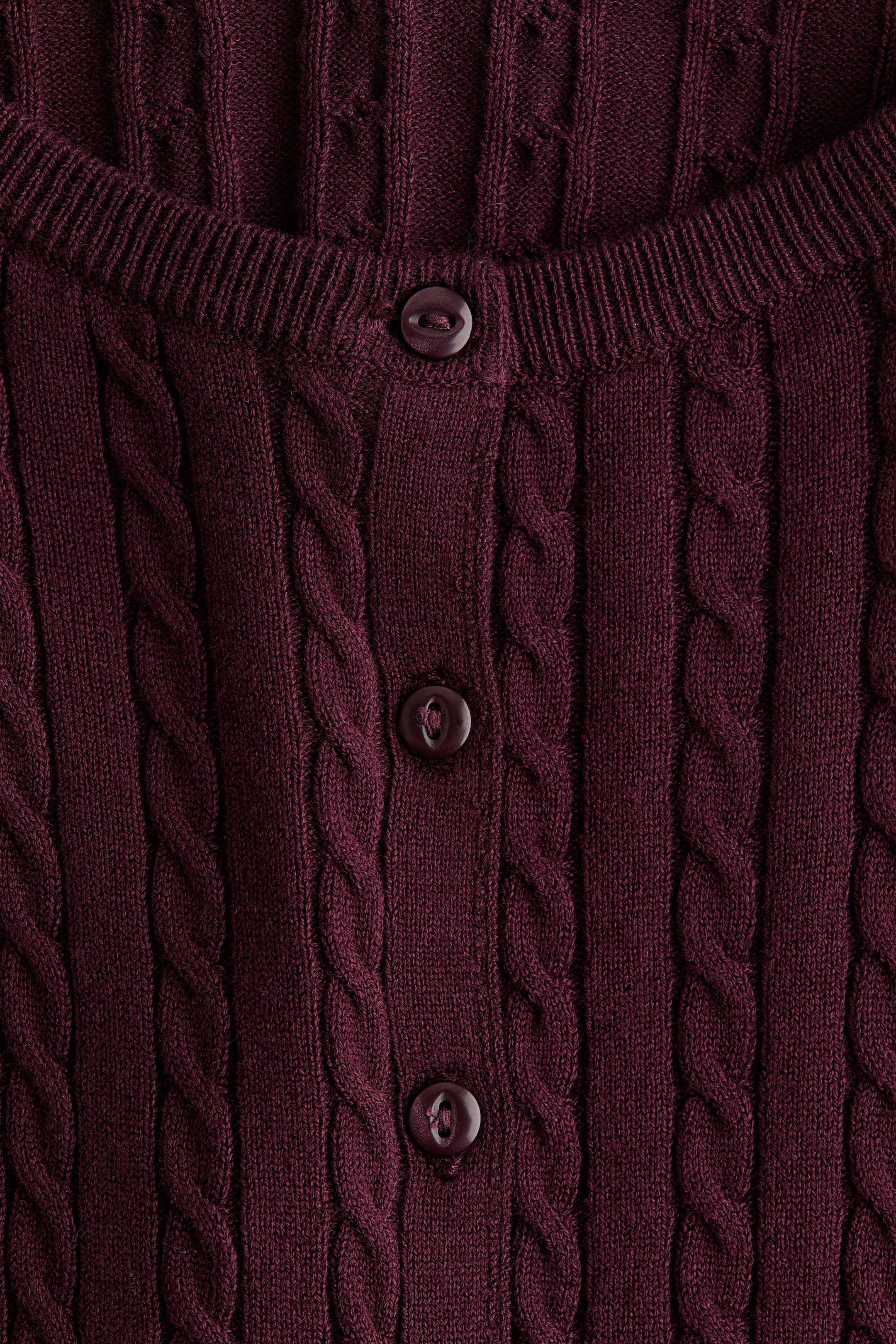 Cable-Knit Cardigan