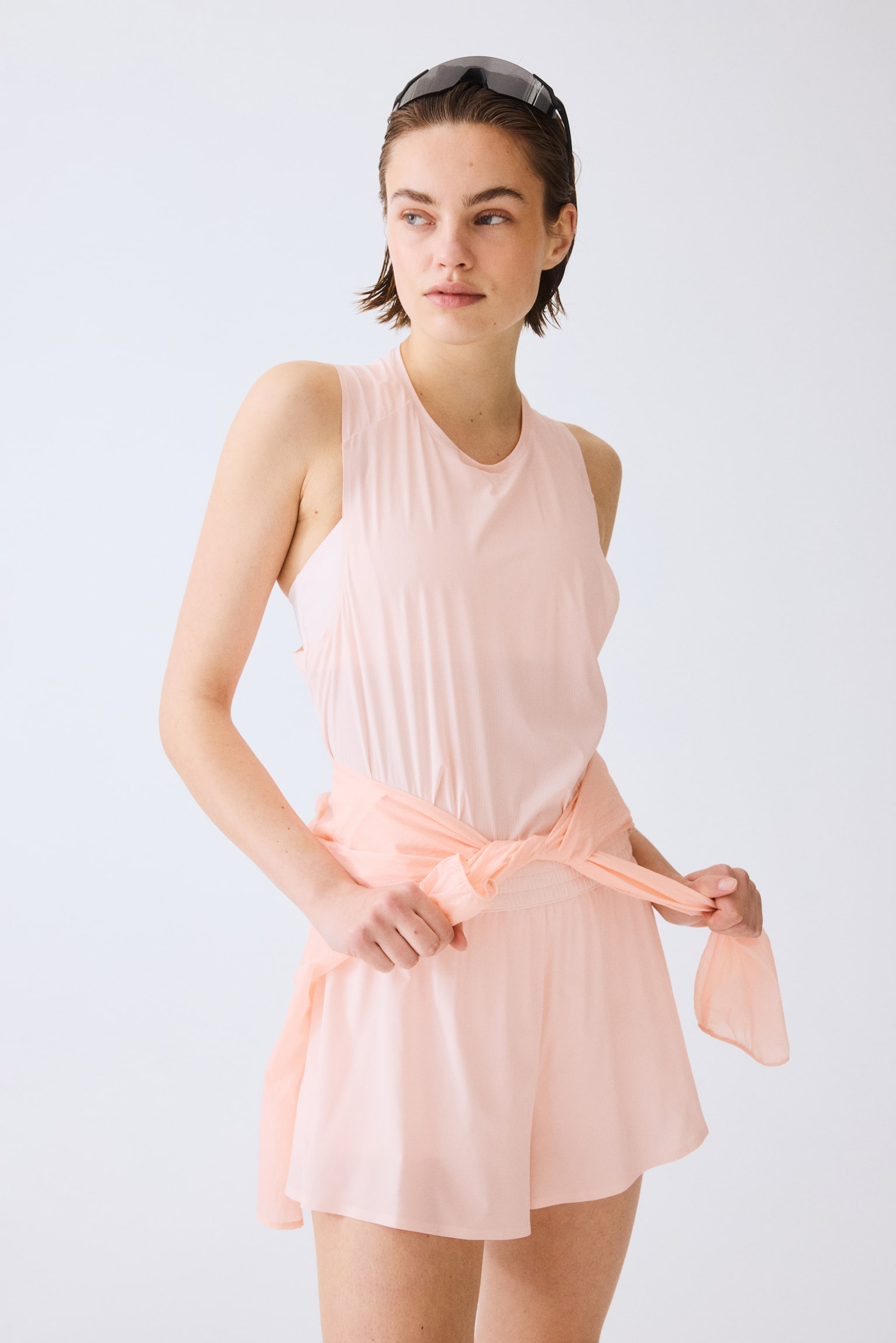 Short de sport double épaisseur - Blush/Noir/Gris argile foncé/Jaune beurre/Bleu amazonite/Lilas - 4