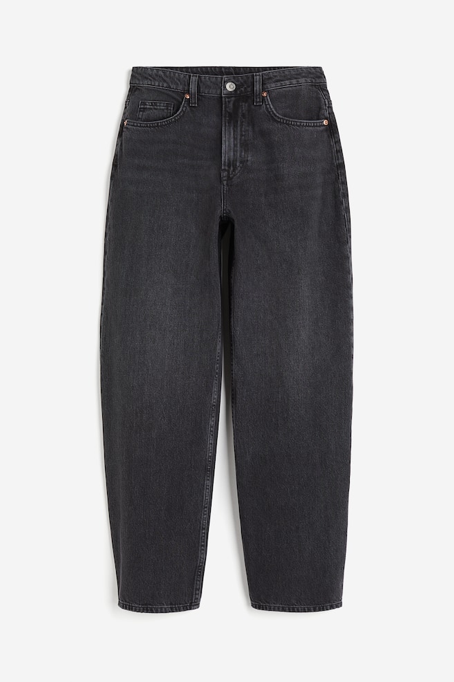 Baggy High Jeans - Sort/Grå/Lys denimblå/Denimblå/Black/Lys denimblå - 2