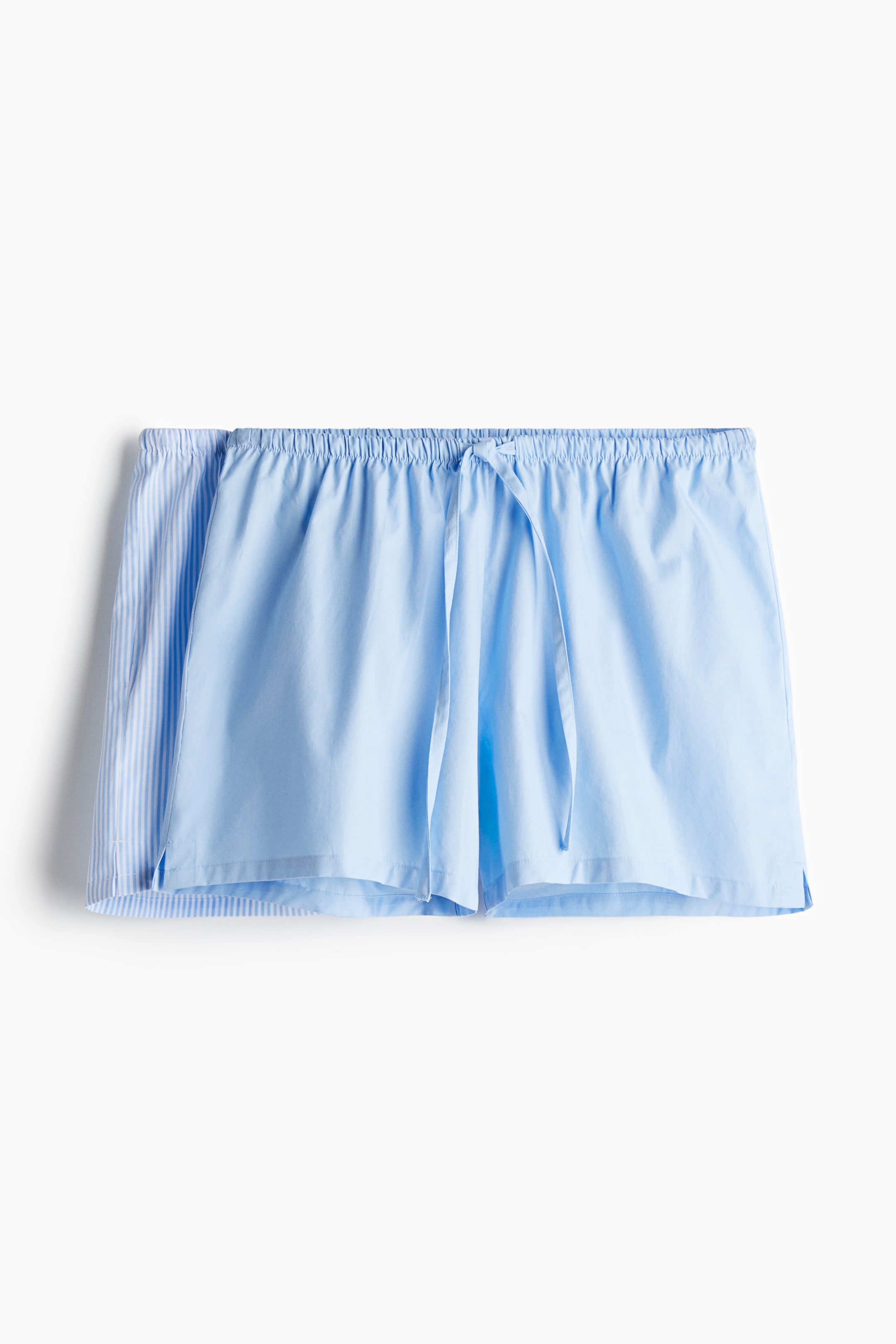 2-pack Cotton Poplin Pajama Shorts