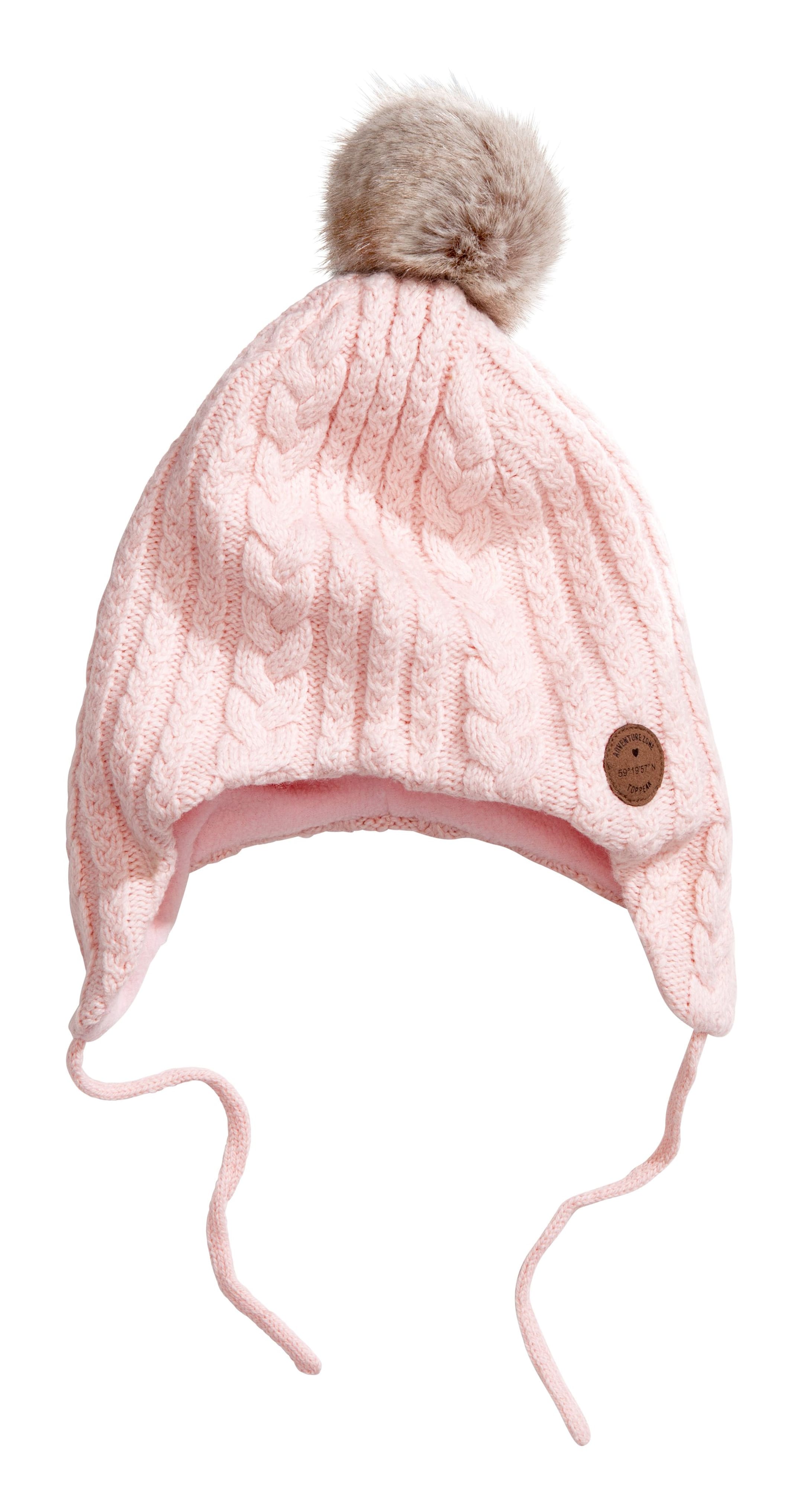 View larger image: Fleece-lined hat - Light pink - Kids | H&M GB 1
