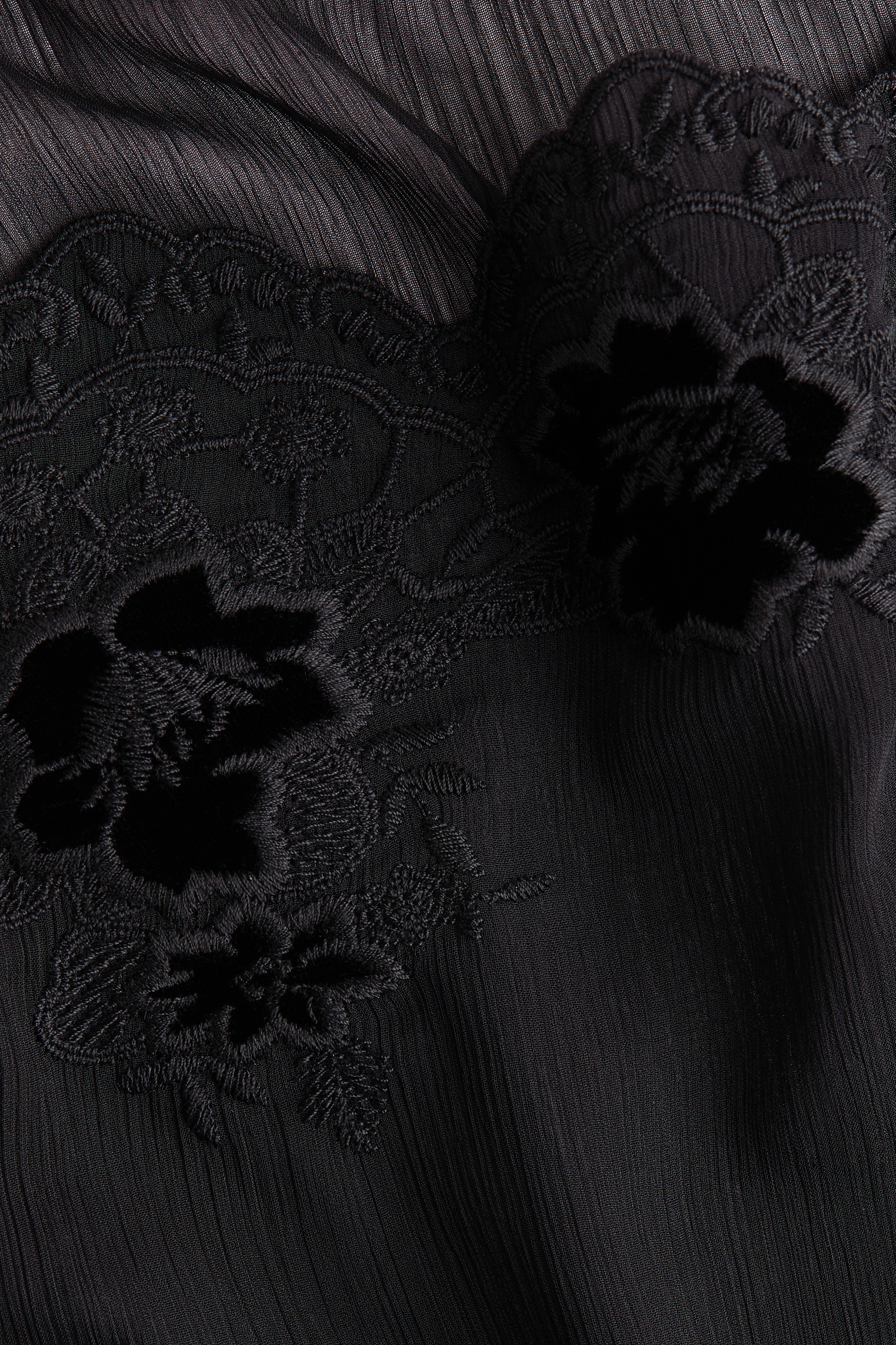 Embroidered Chiffon Top - thumbnail 5