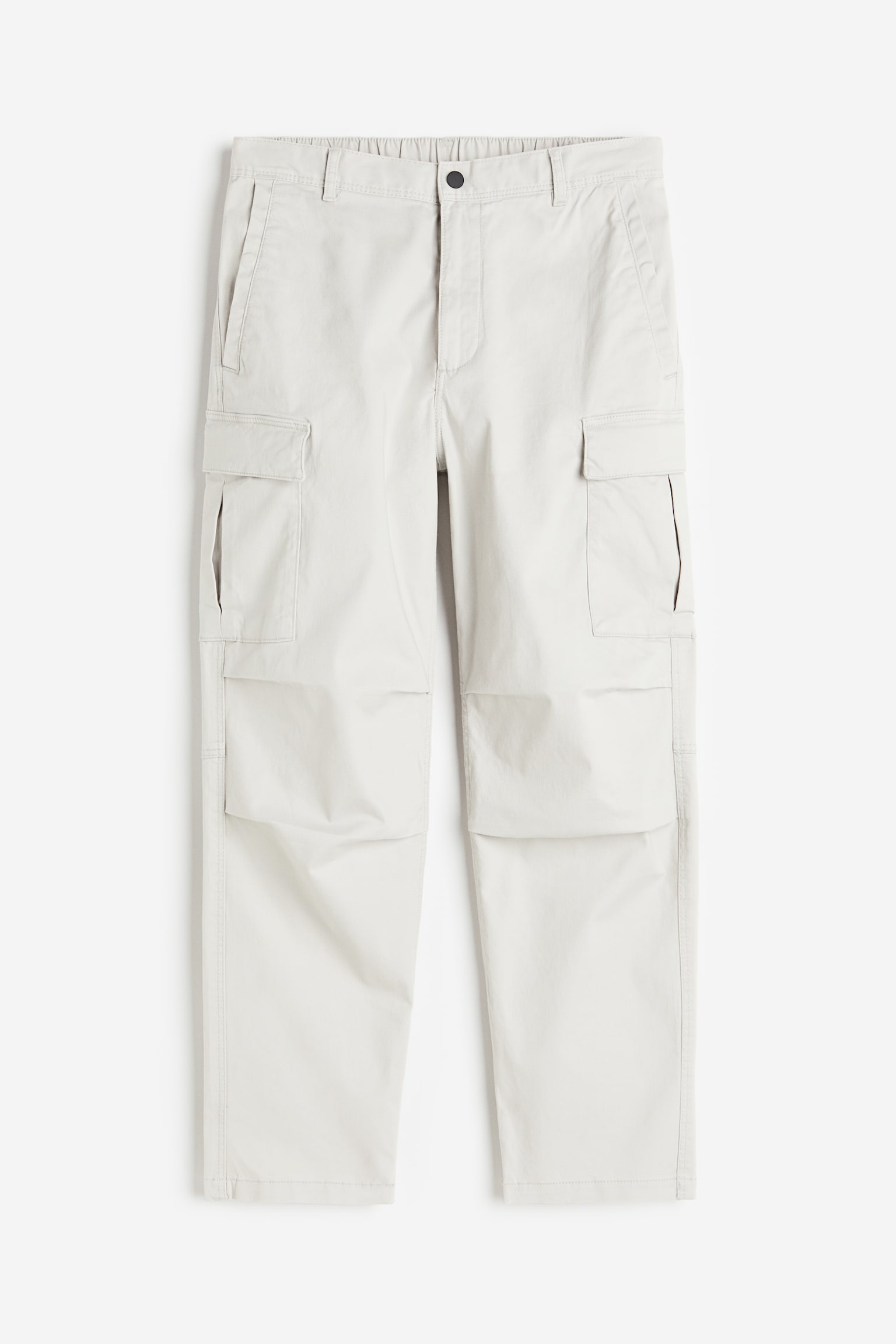 Regular Fit Cargo Pants - Light grey/Sage green/Black/Beige - 2