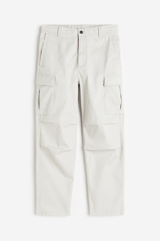Pantalon cargo Regular Fit - Gris clair/Noir/Beige/Vert sauge/dc - 2