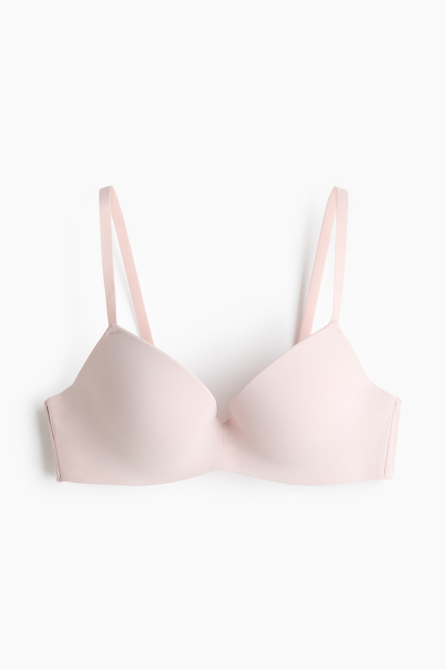 Sostén push-up de microfibra - Rosa palo/Beige/Blanco