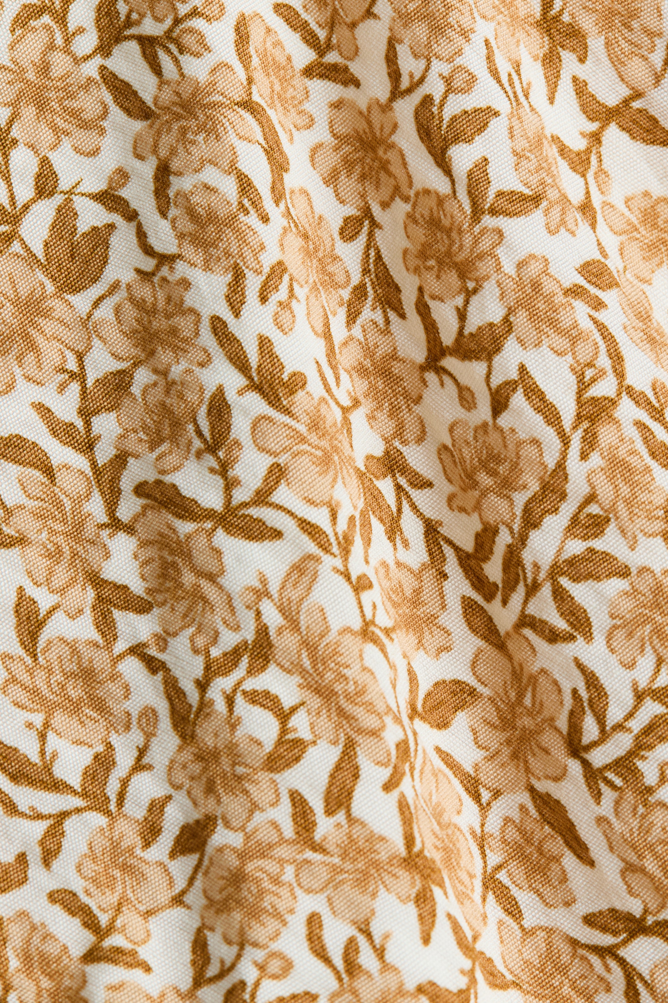 Flounce-Trimmed Blouse