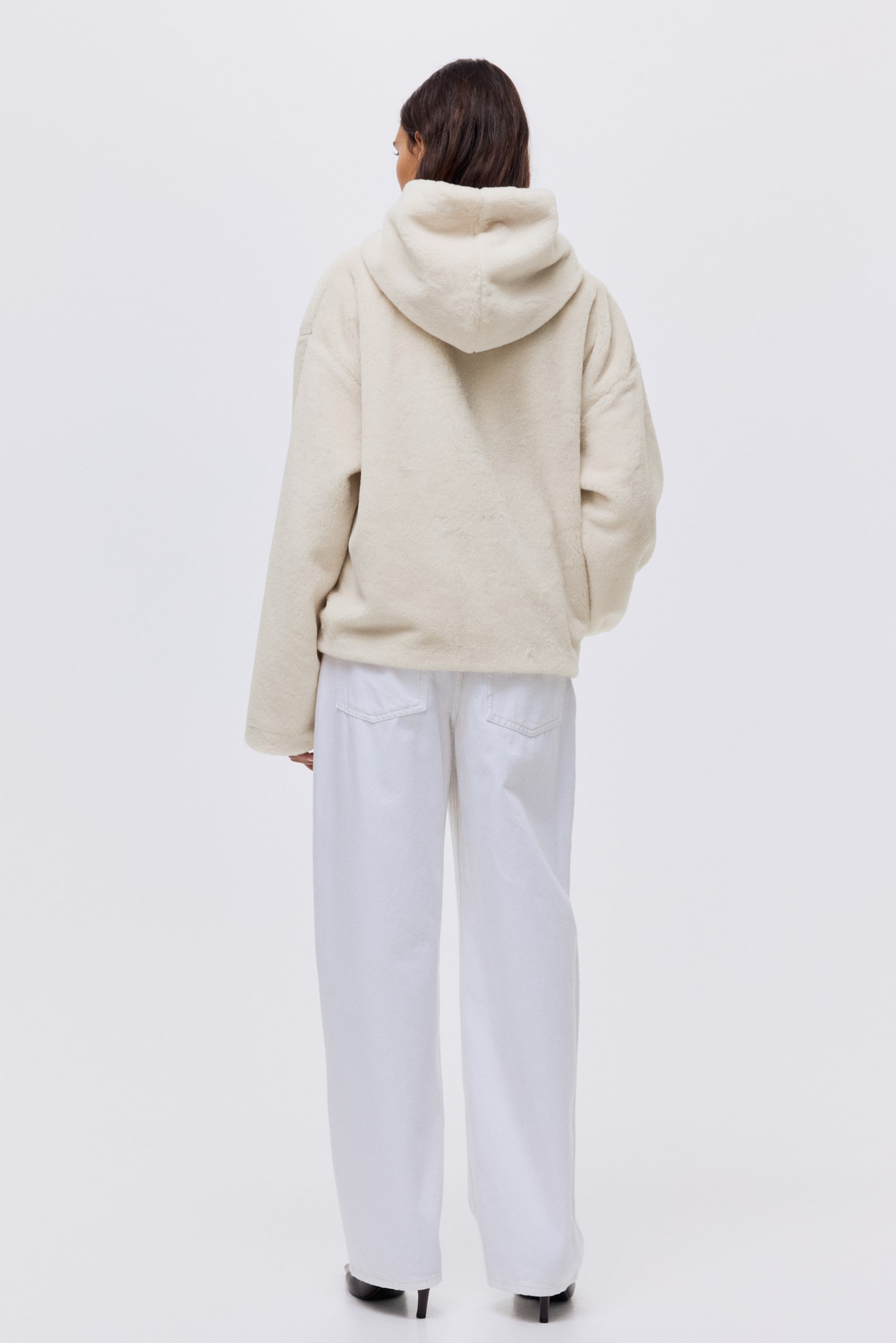 Zip-through hoodie - Cream - 6