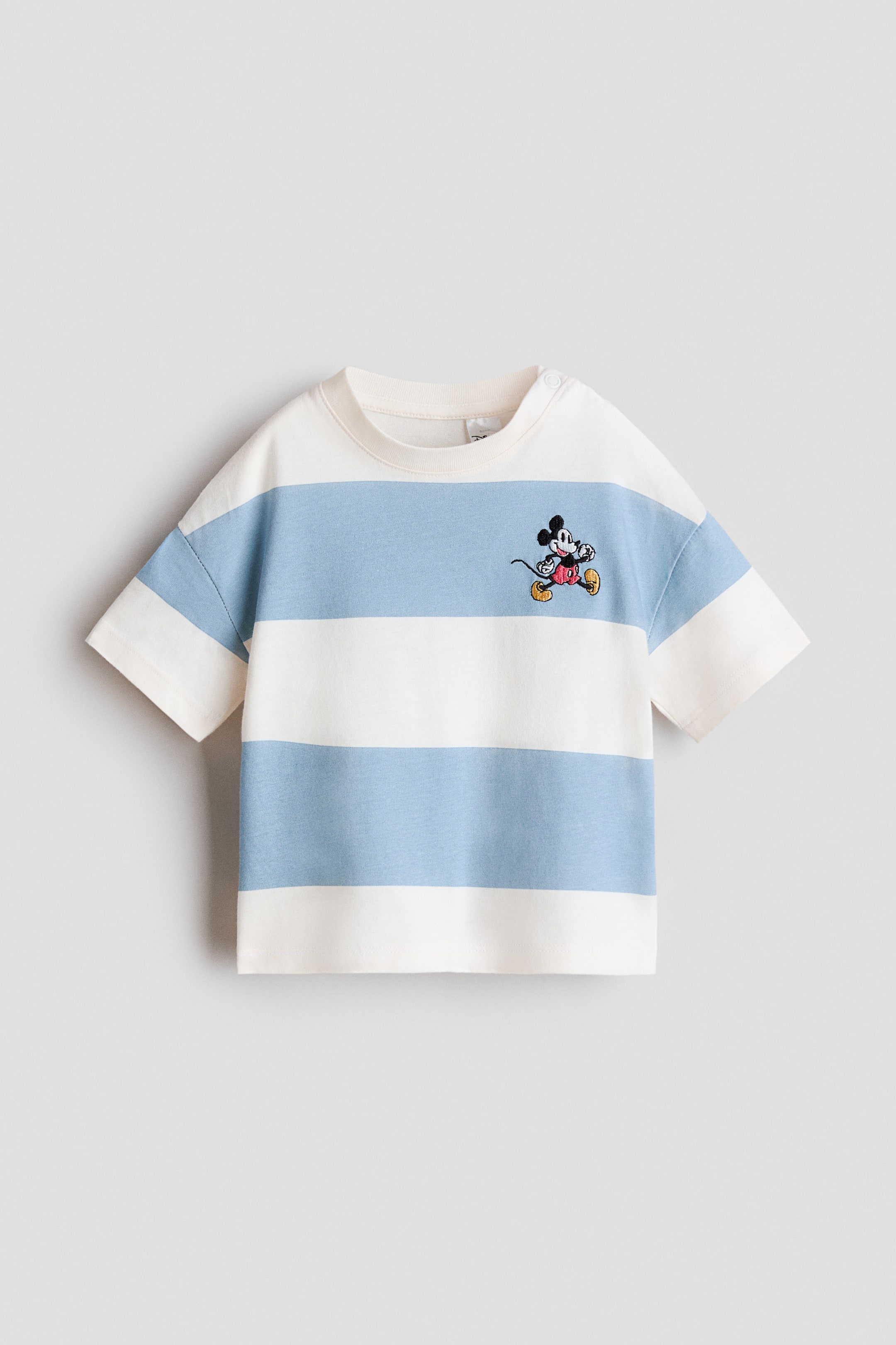 View larger image: Motif-detail T-shirt - Cream/Mickey Mouse - Kids | H&M IN 1