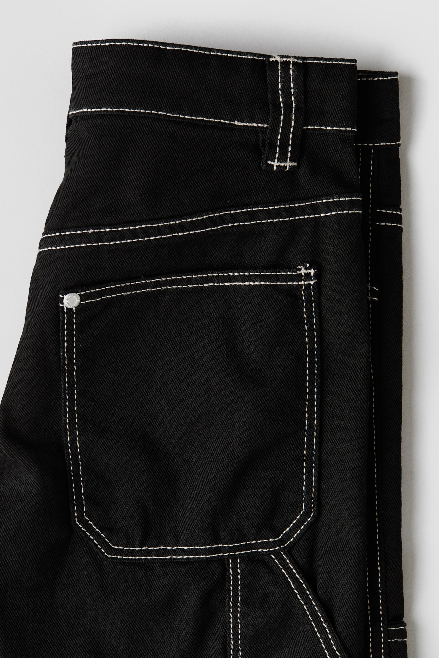 Baggy Carpenter Jeans - Black - 2