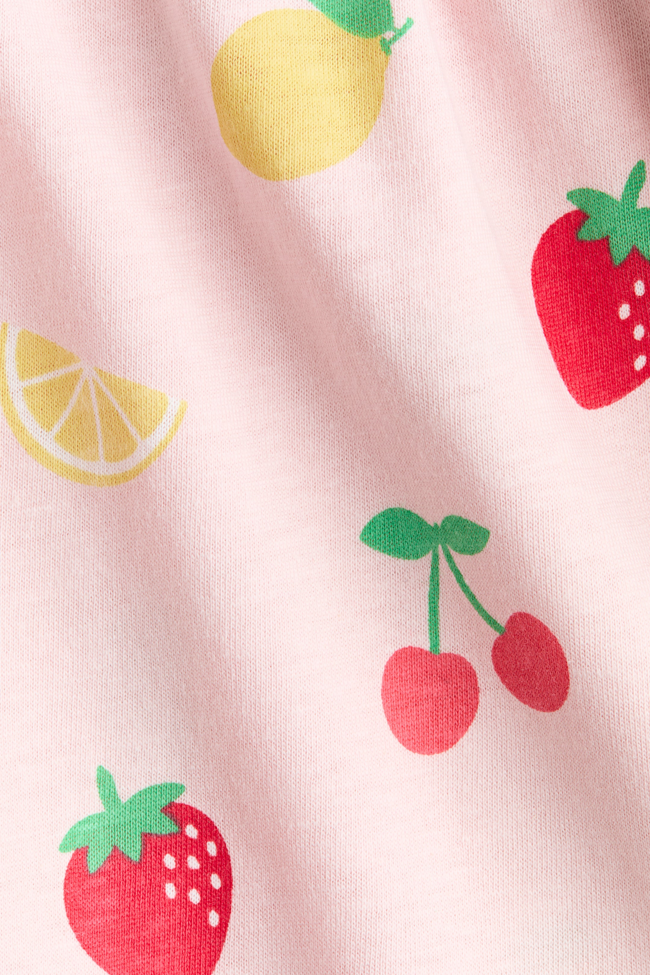 View larger image: Printed Cotton Dress - Light pink/fruit - Kids | H&M PH 2