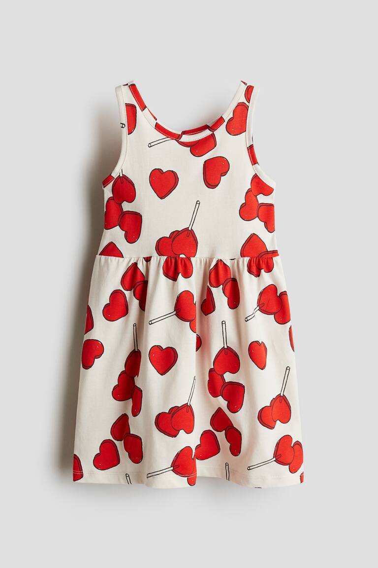 White/lollipops Ladybug Dress for kids | H&M US