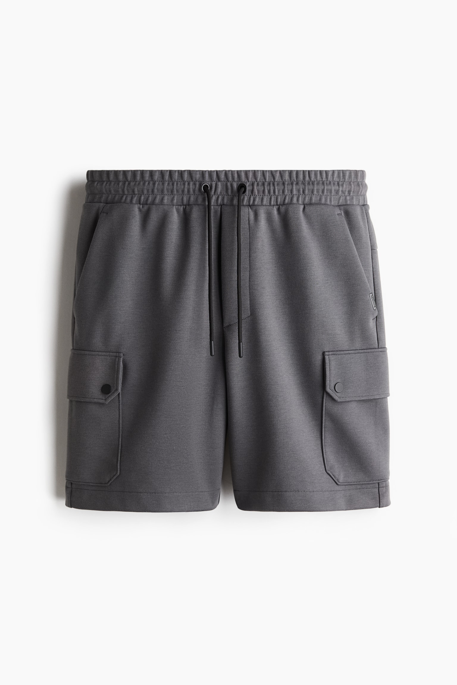 Regular Fit Scuba shorts - Dark grey/Black - 2