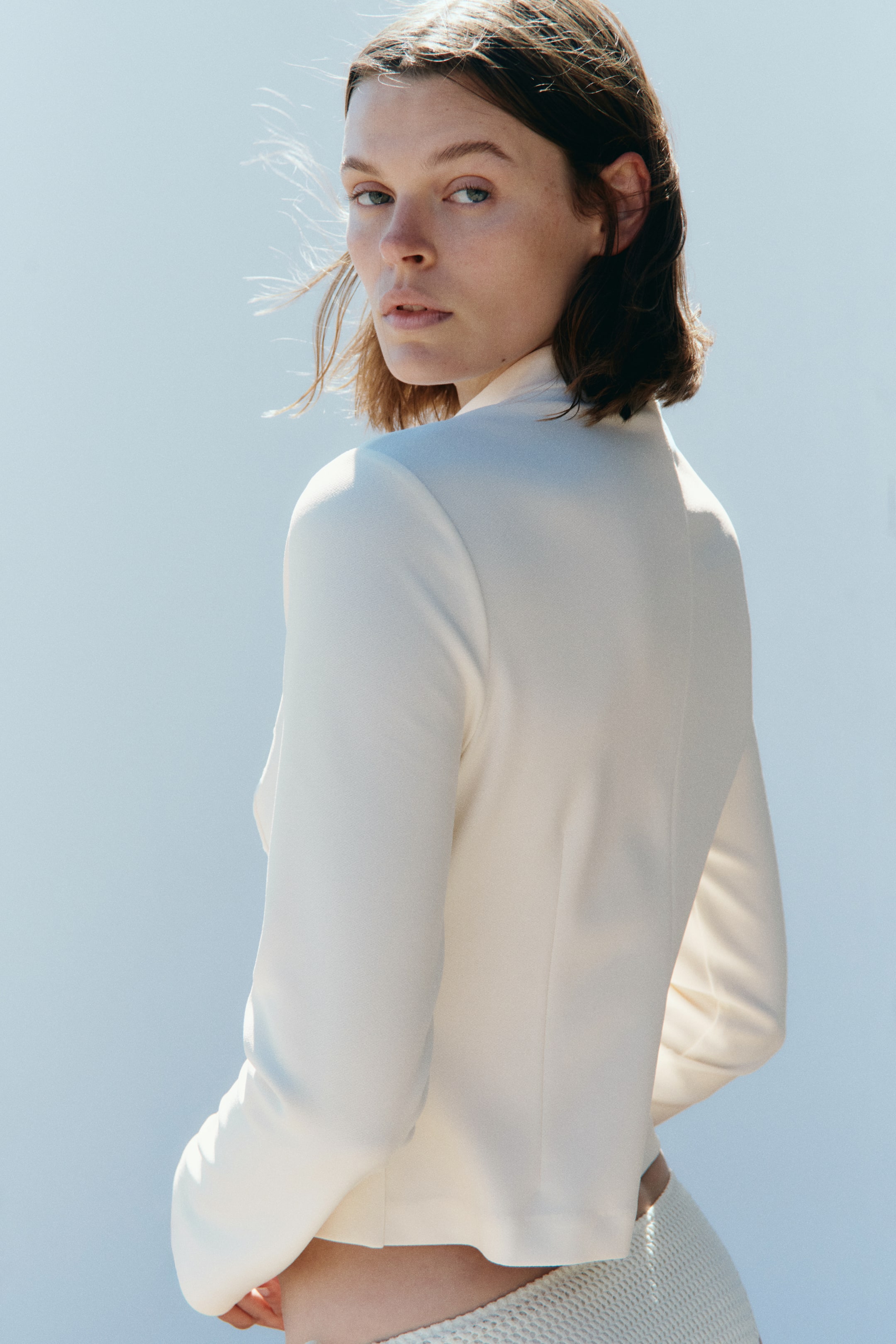 Veste en crêpe de jersey