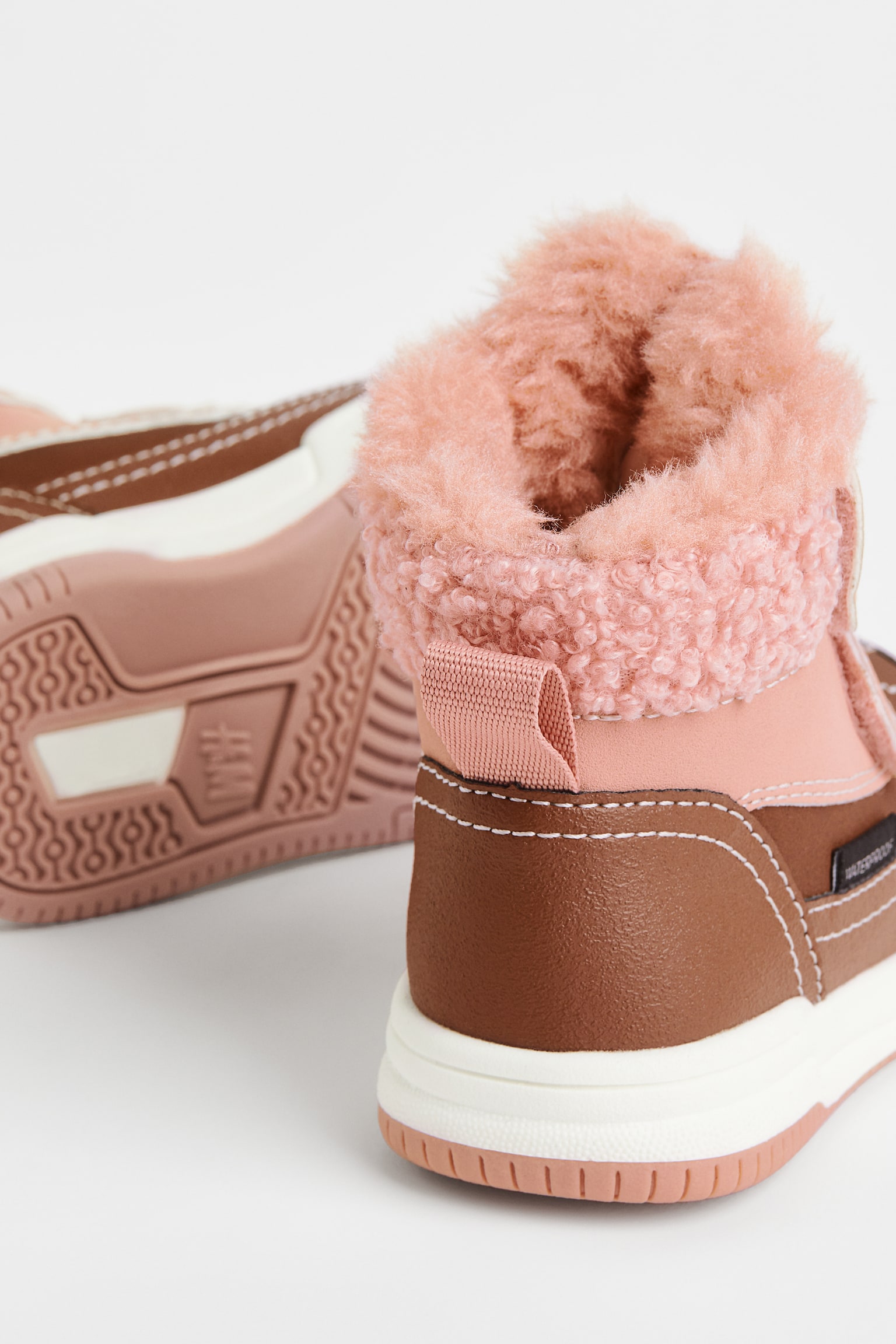 Waterproof Hi Top - Pink/Brown - 4