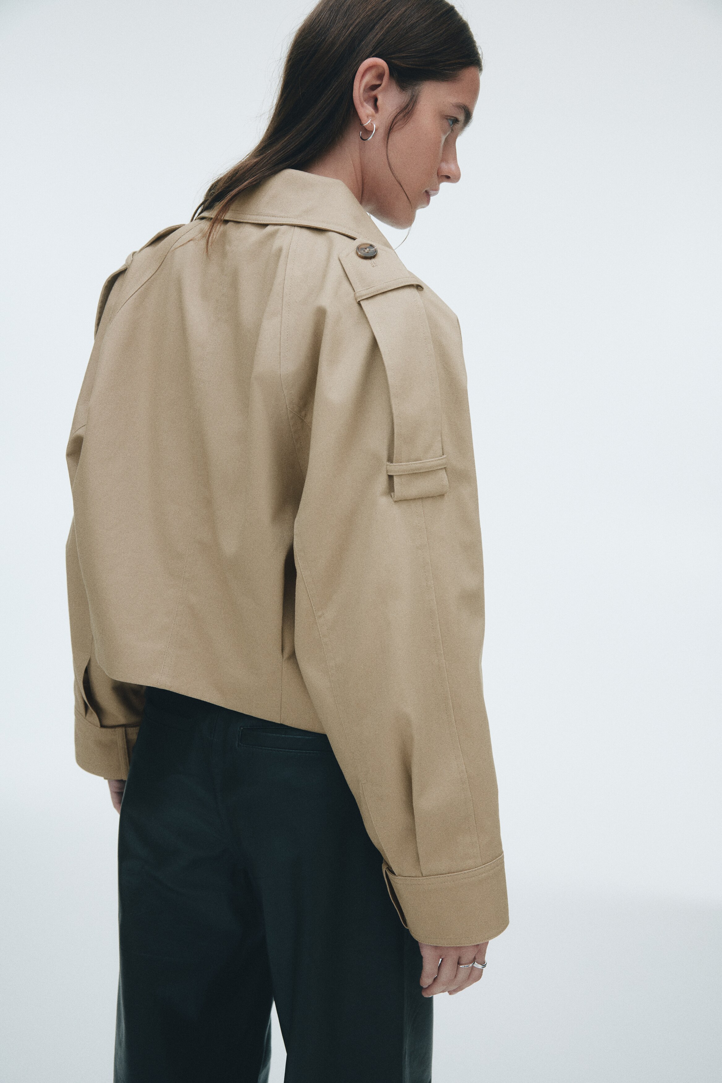 Cotton cargo jacket