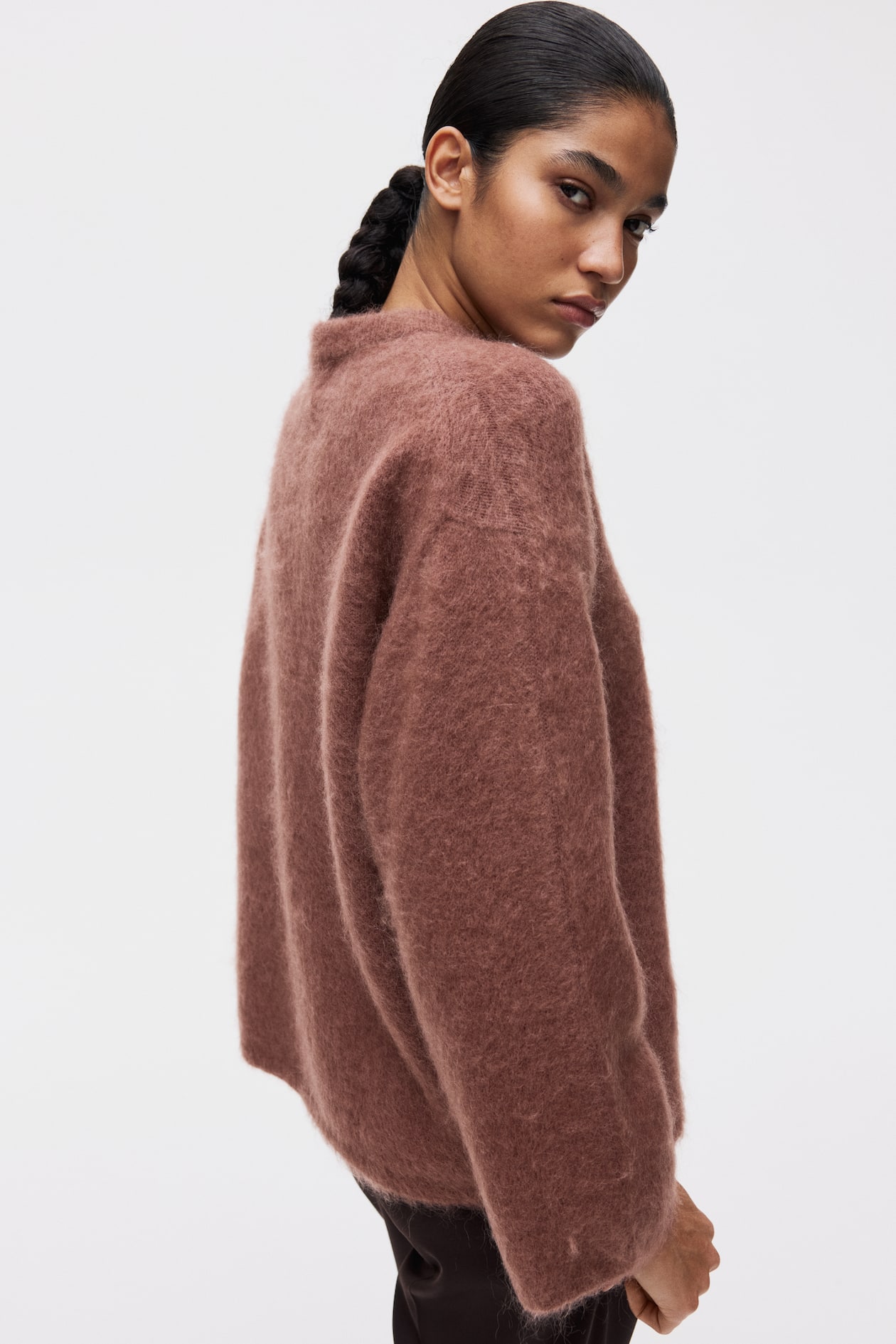 Oversized Mohair-Blend Sweater - image 5
